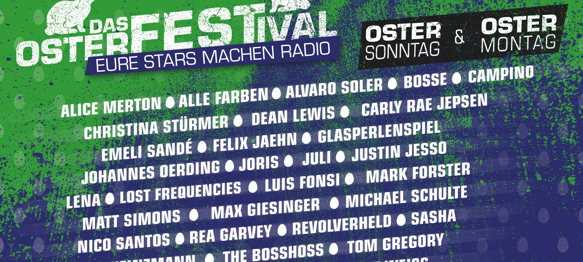 Das OSTERFESTival – Eure Stars machen Radio