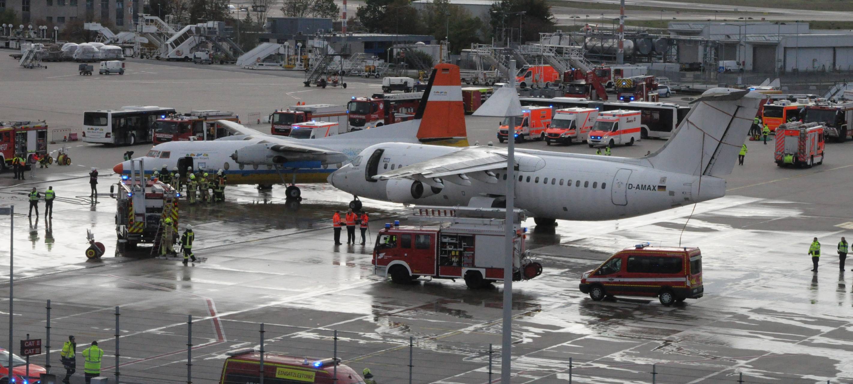Notfallübung am Kölner Airport