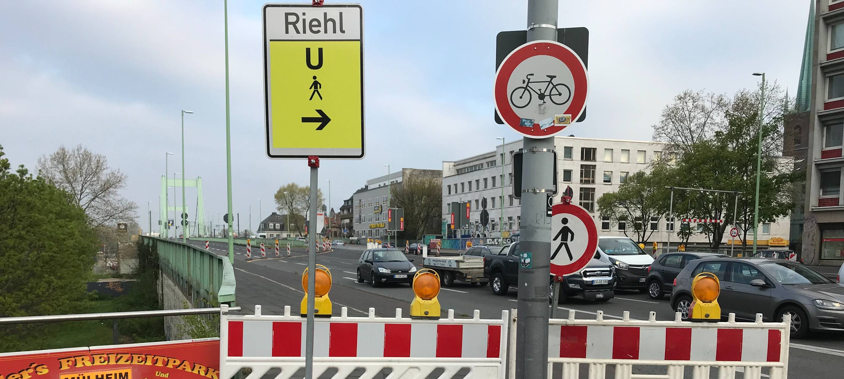 Teile der Politik gegen Radspur auf Mülheimer Brücke