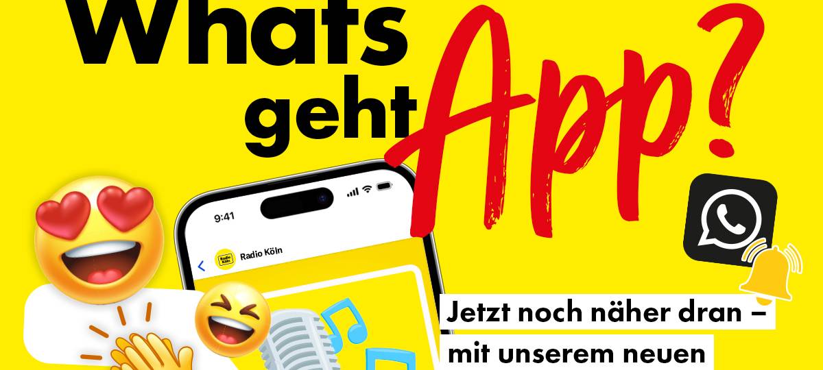 Jetzt abonnieren: Der Radio Köln WhatsApp-Kanal!