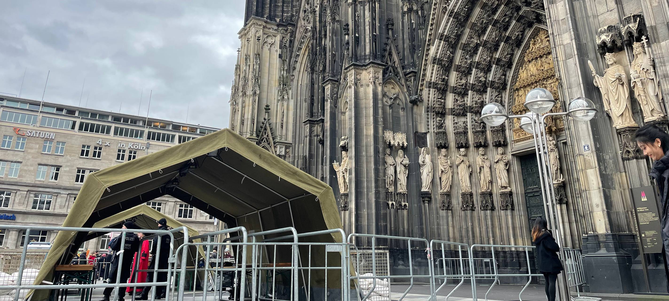 Verstärkte Sicherheitsmaßnahmen am Dom