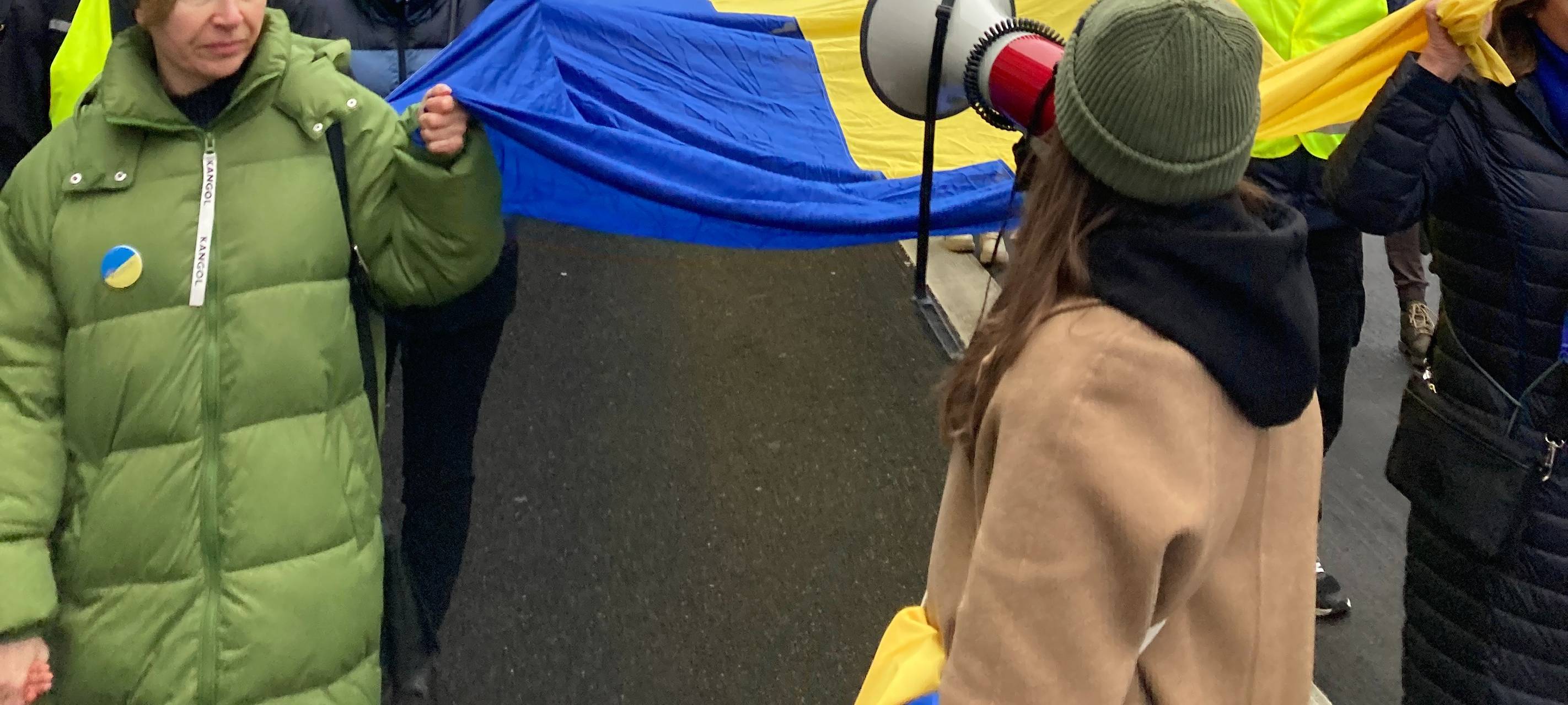 Mehrere Demos zum Jahrestag des Ukraine-Kriegs