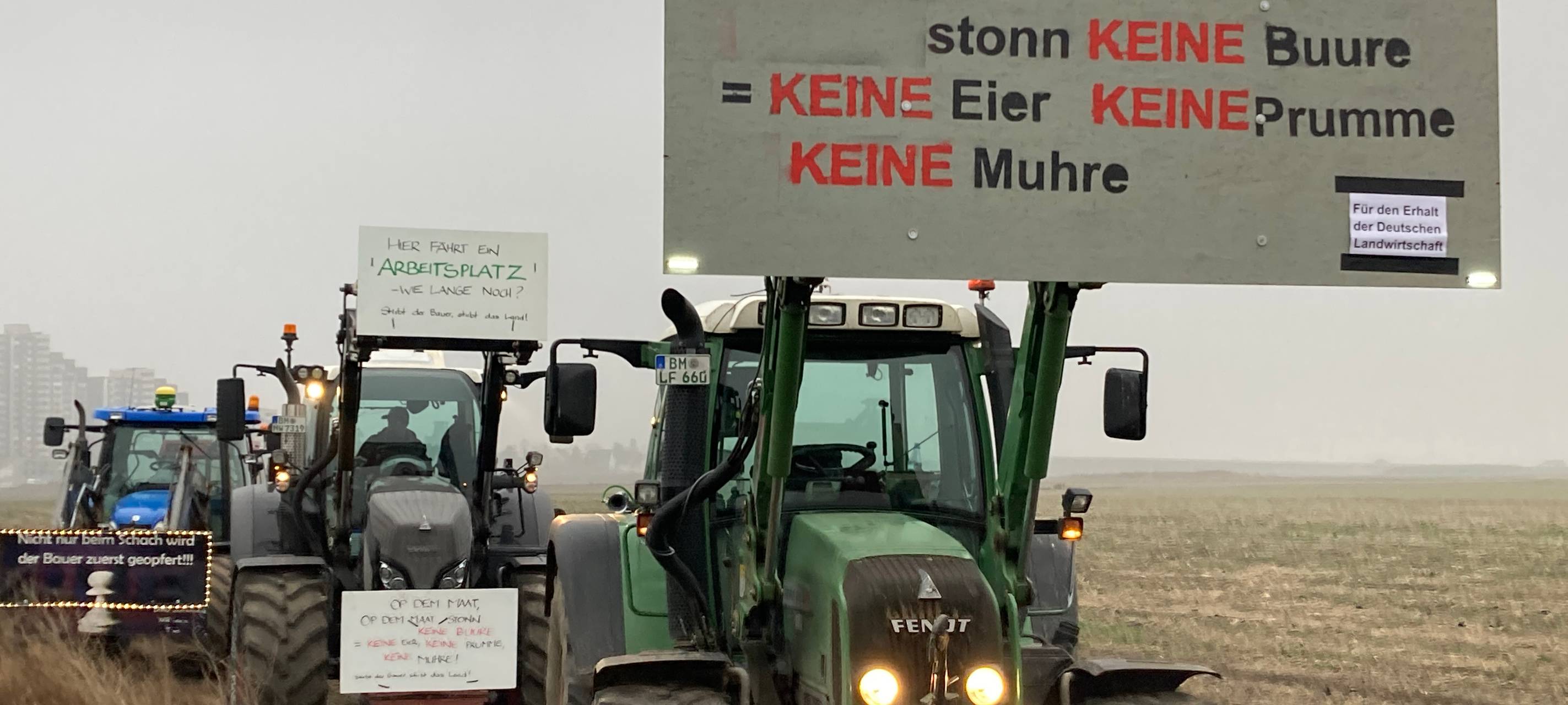 Bauernprotest in Köln