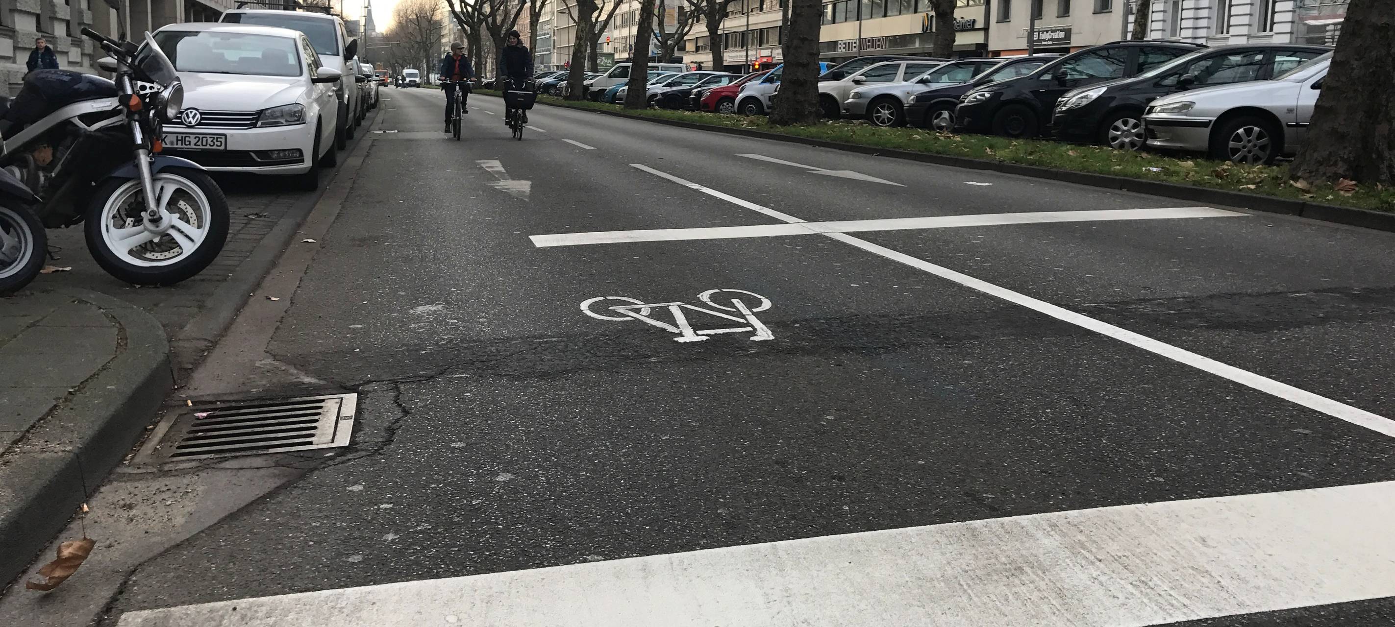 Mehr Platz für Radfahrer auf den Ringen geplant