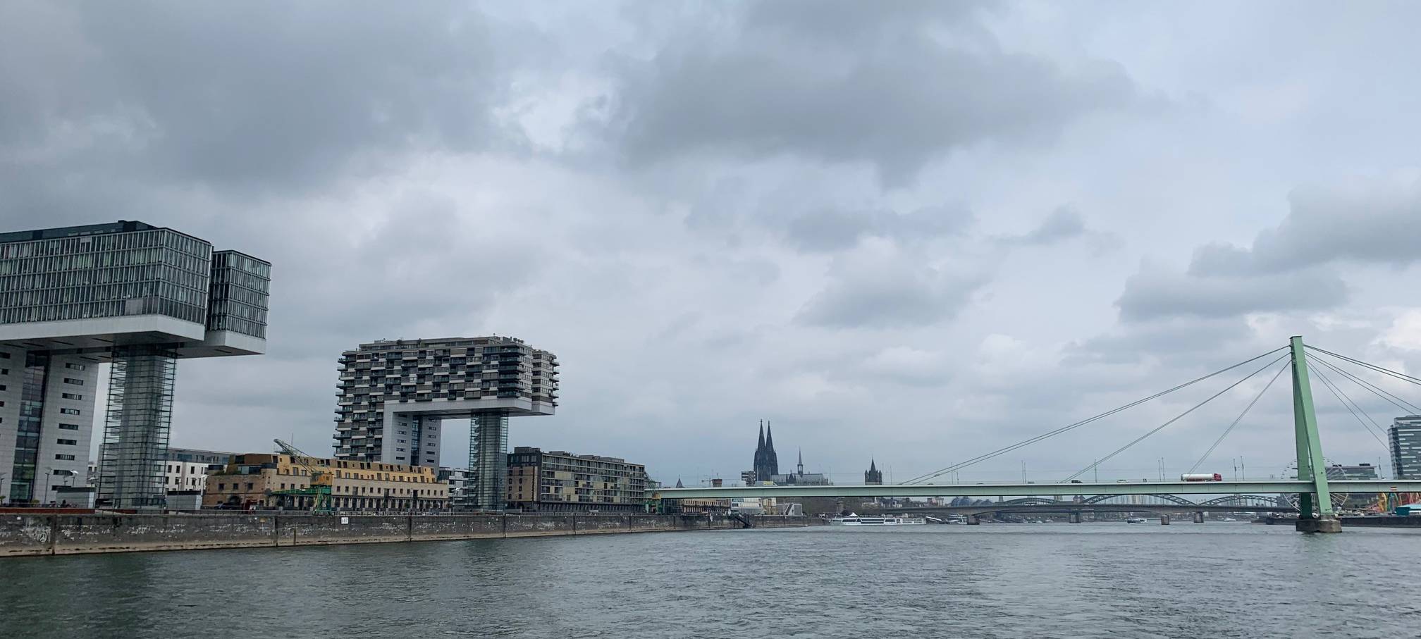 Geübter Schwimmer im Rhein löst Notruf aus