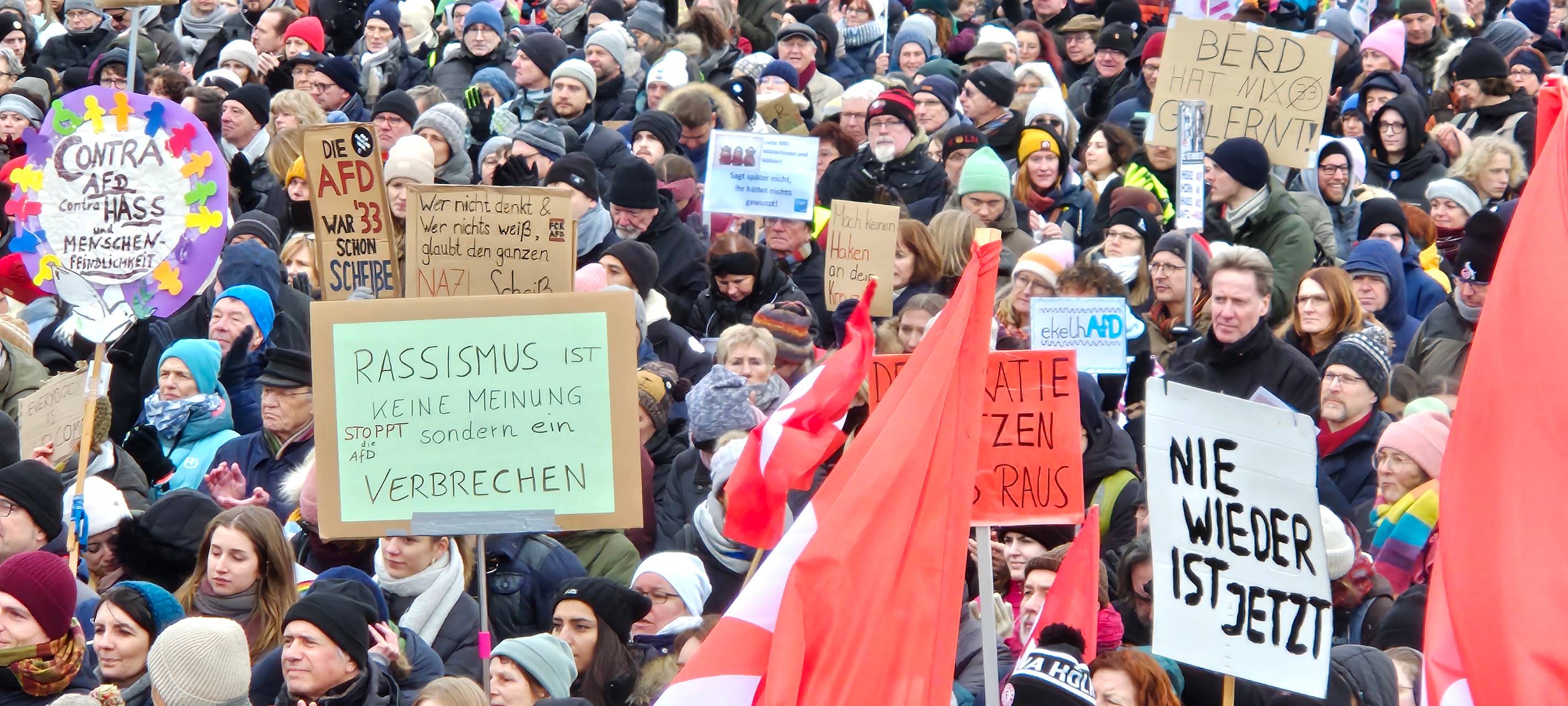 So war die Demo gegen Rechts in Deutz