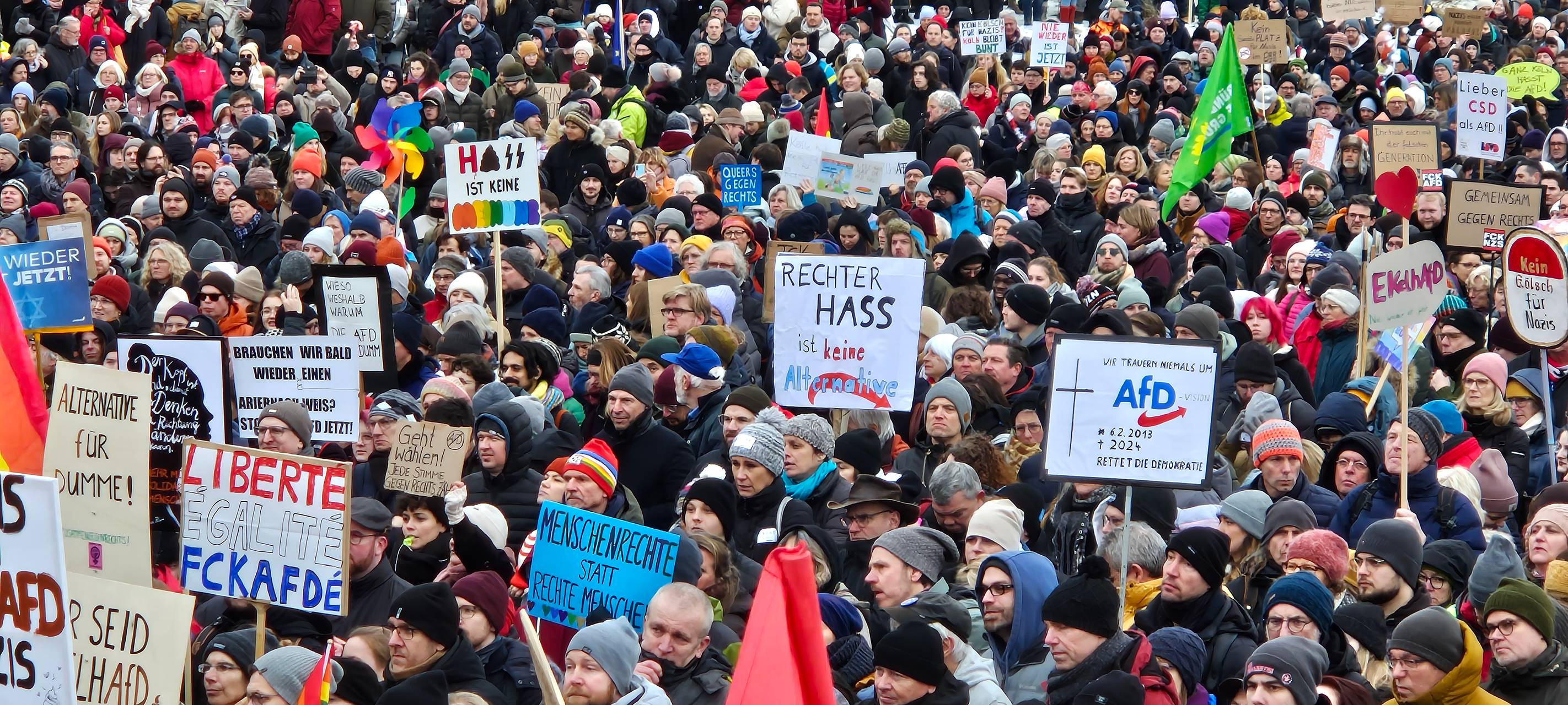 So war die Demo gegen Rechts in Deutz