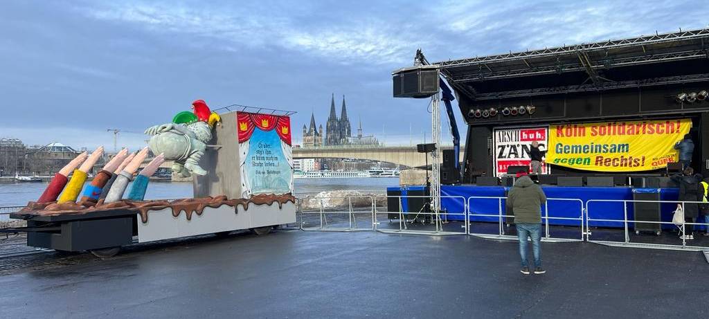 So war die Demo gegen Rechts in Deutz
