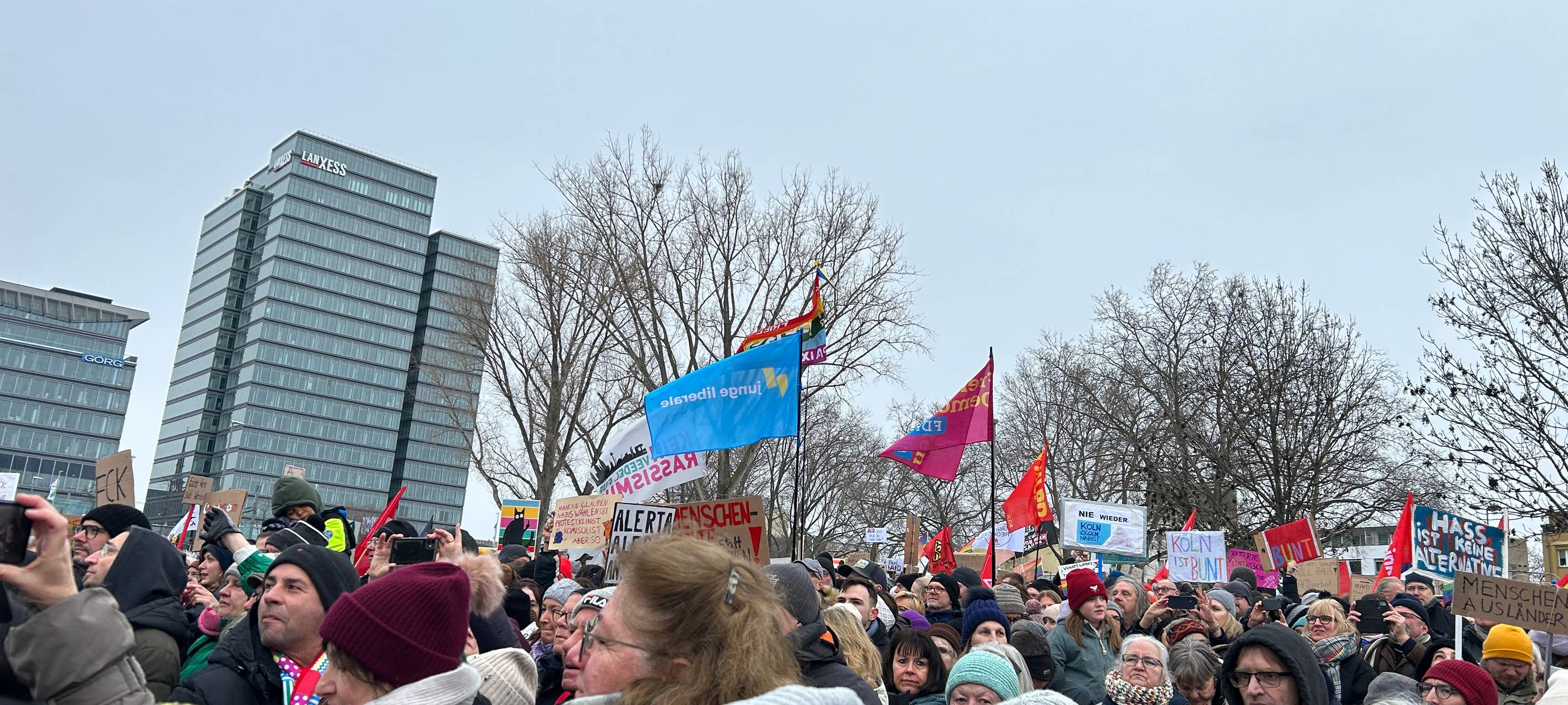 So war die Demo gegen Rechts in Deutz