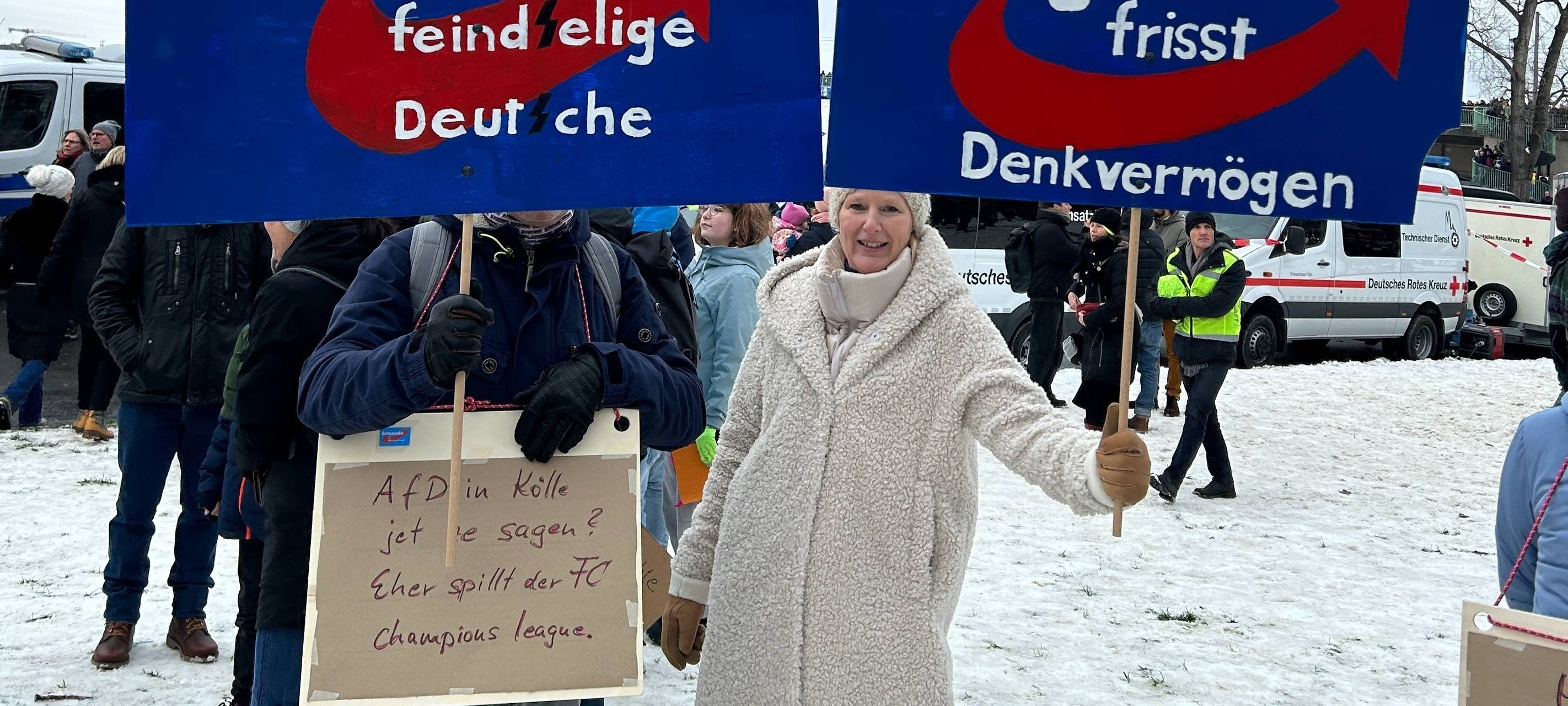 So war die Demo gegen Rechts in Deutz