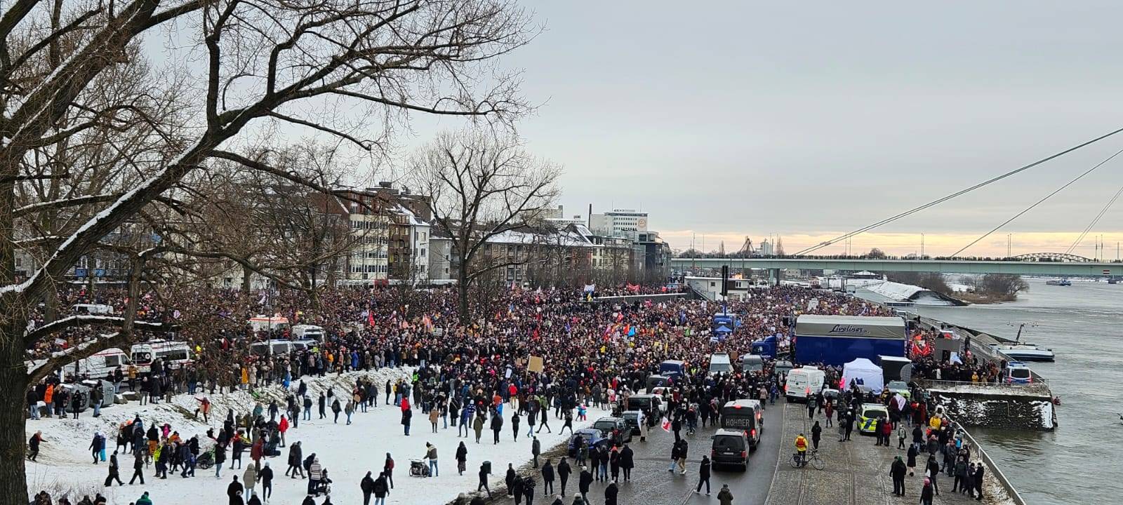 So war die Demo gegen Rechts in Deutz