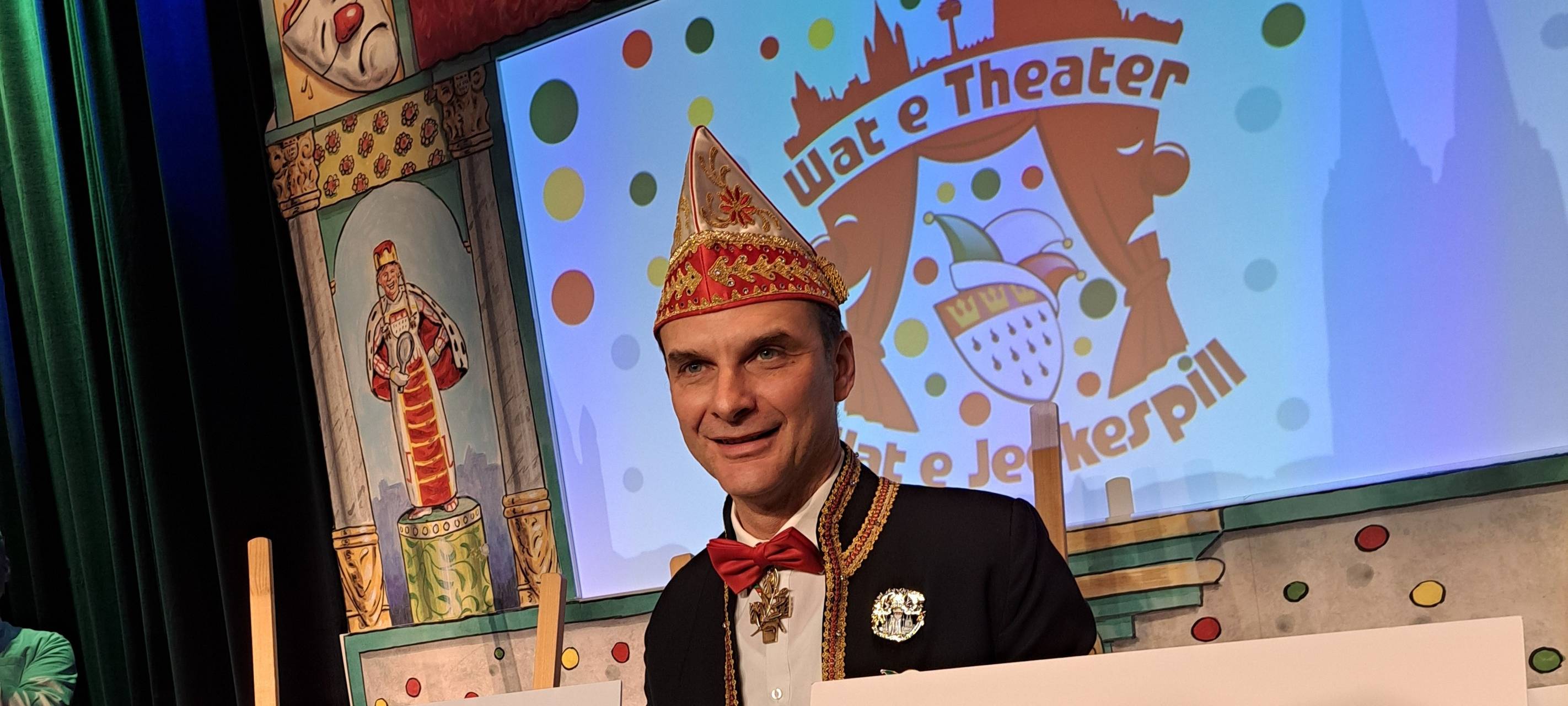 Erste Entwürfe der Persiflage für den Rosenmontagszug