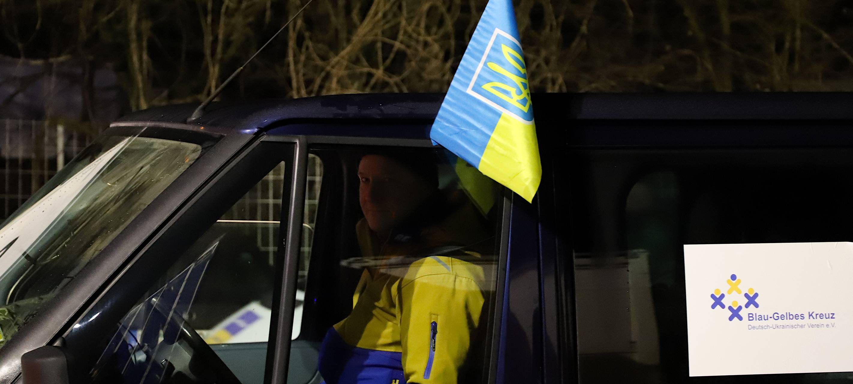 Hilfskonvoi auf dem Weg in die Ukraine