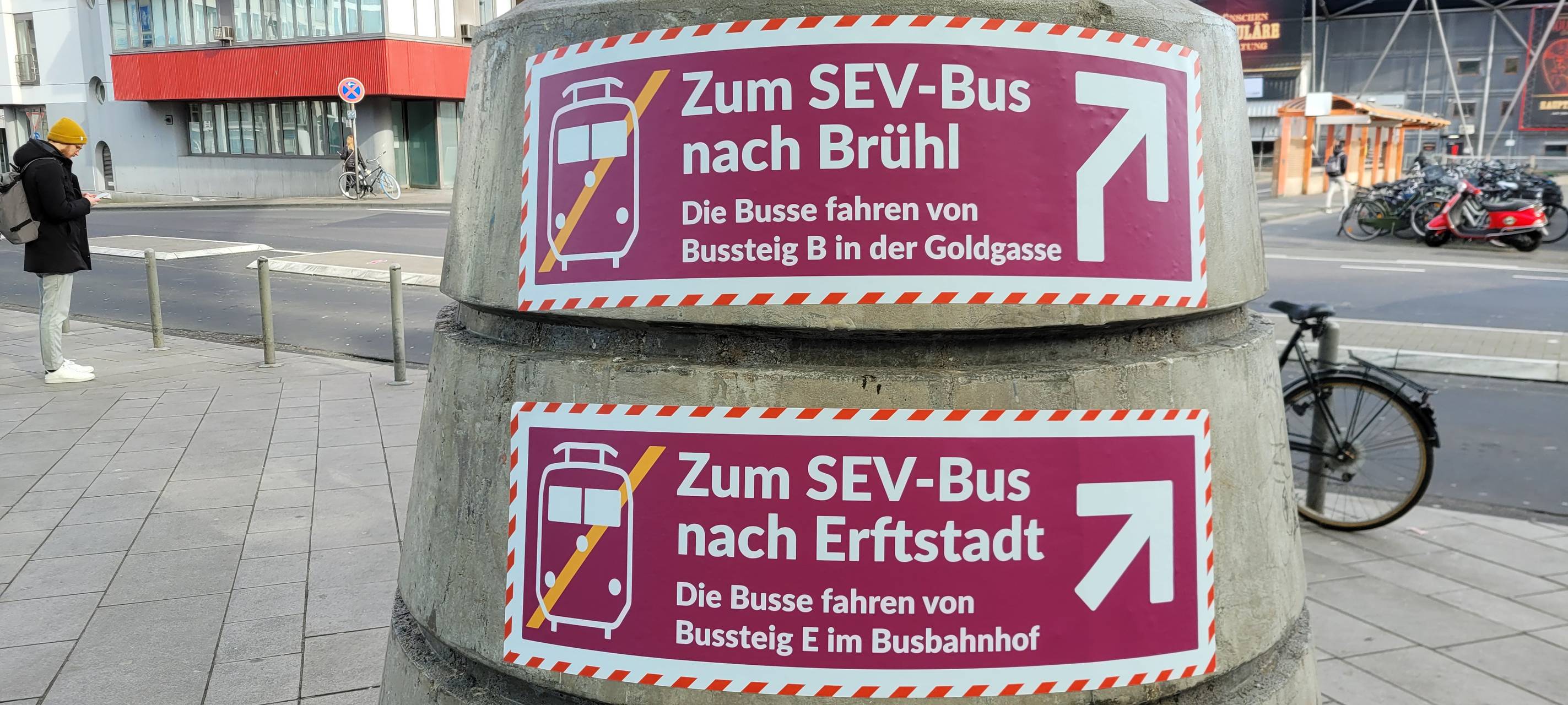 Kein Zugverkehr zwischen Köln Hauptbahnhof und Brühl