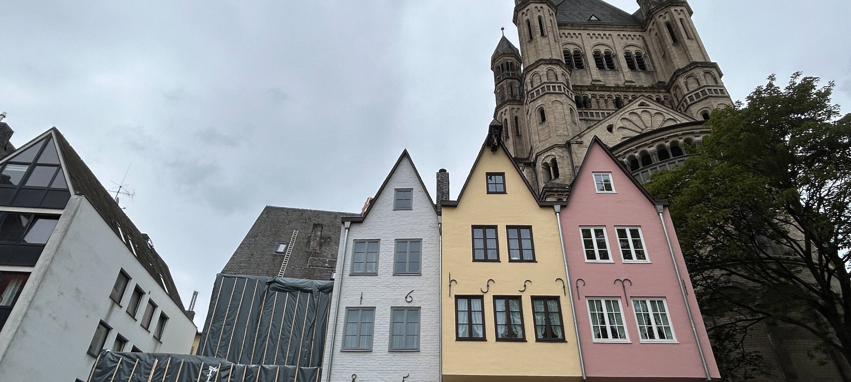 Wiederaufbau der Giebelhäuschen in der Altstadt