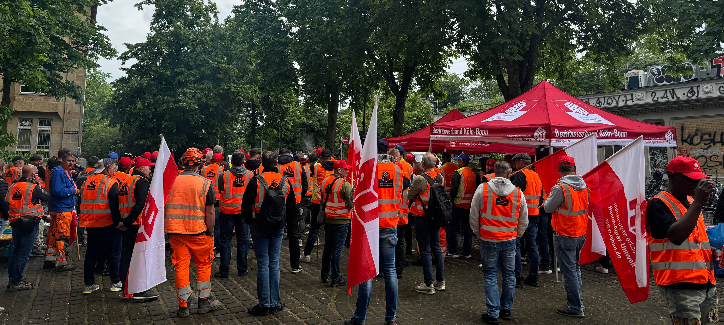 IG Bau hat zum Streik aufgerufen