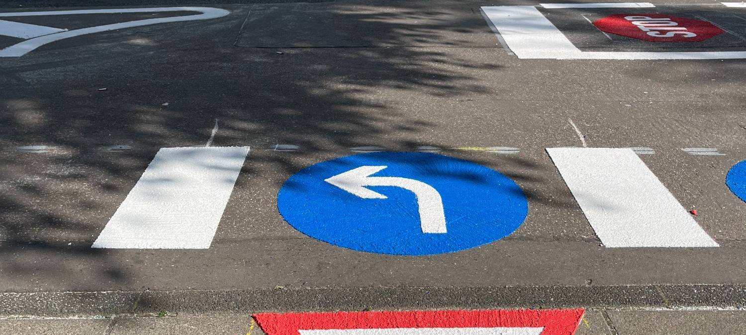 Neuer Verkehrsübungsplatz für Kinder