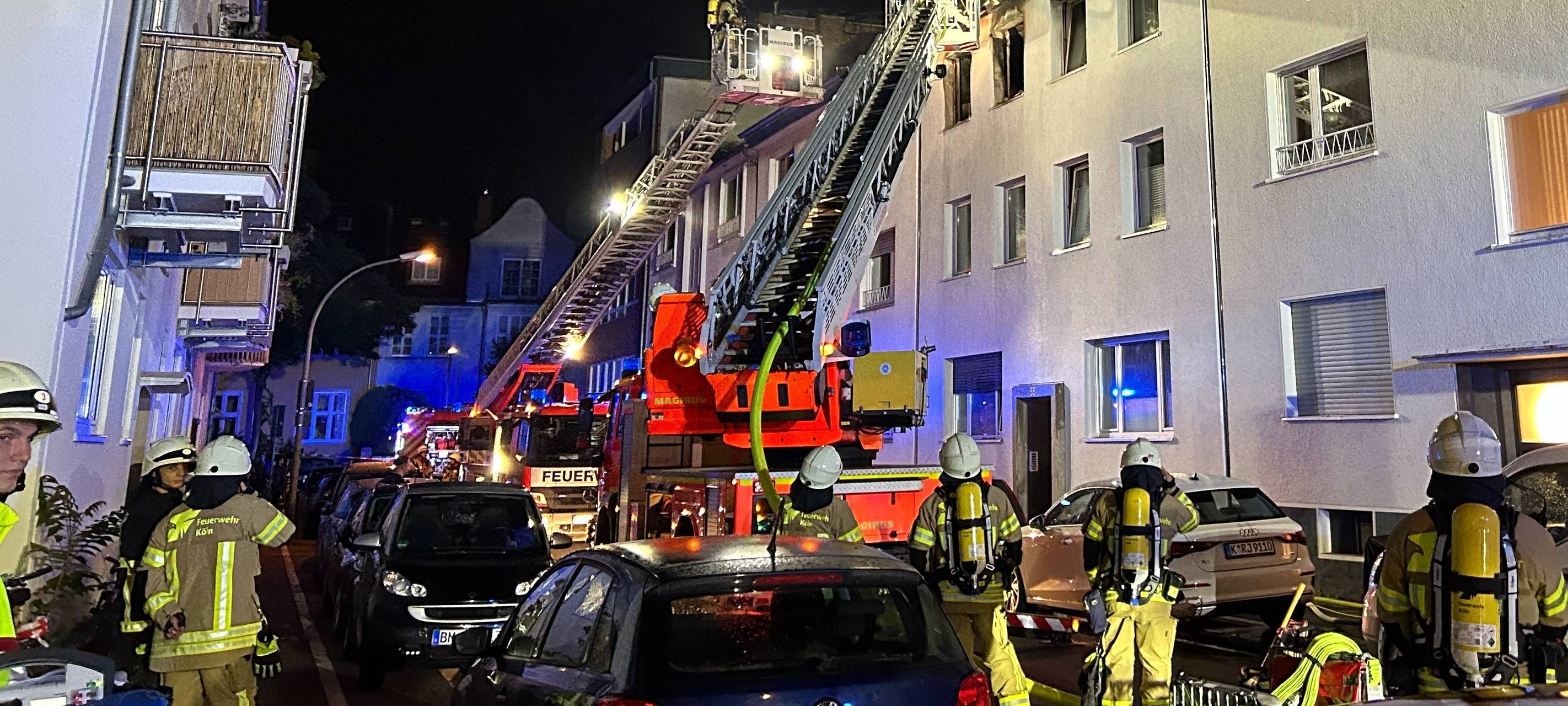 Ein Verletzter und zwei tote Katzen nach Feuer in Sülz