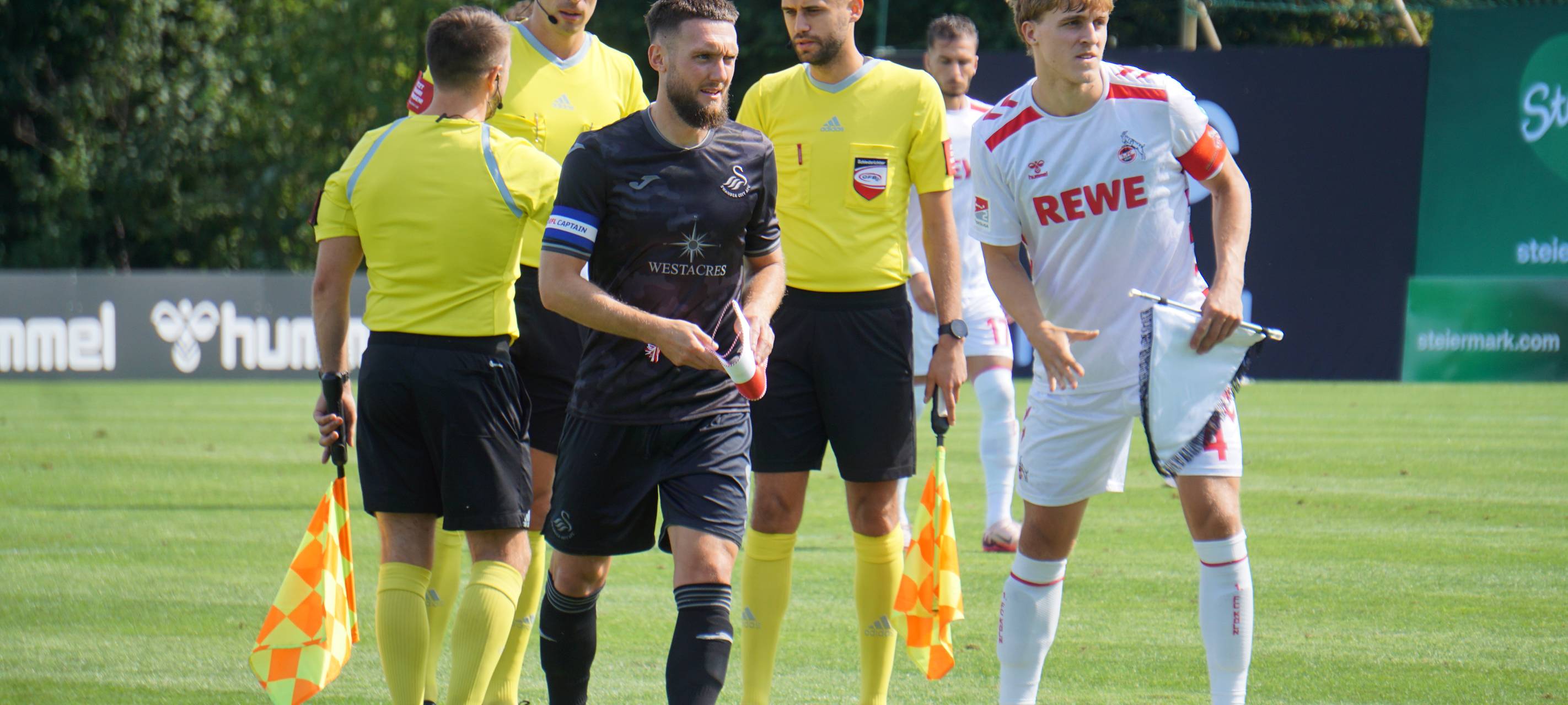Testspiel gegen Swensea City