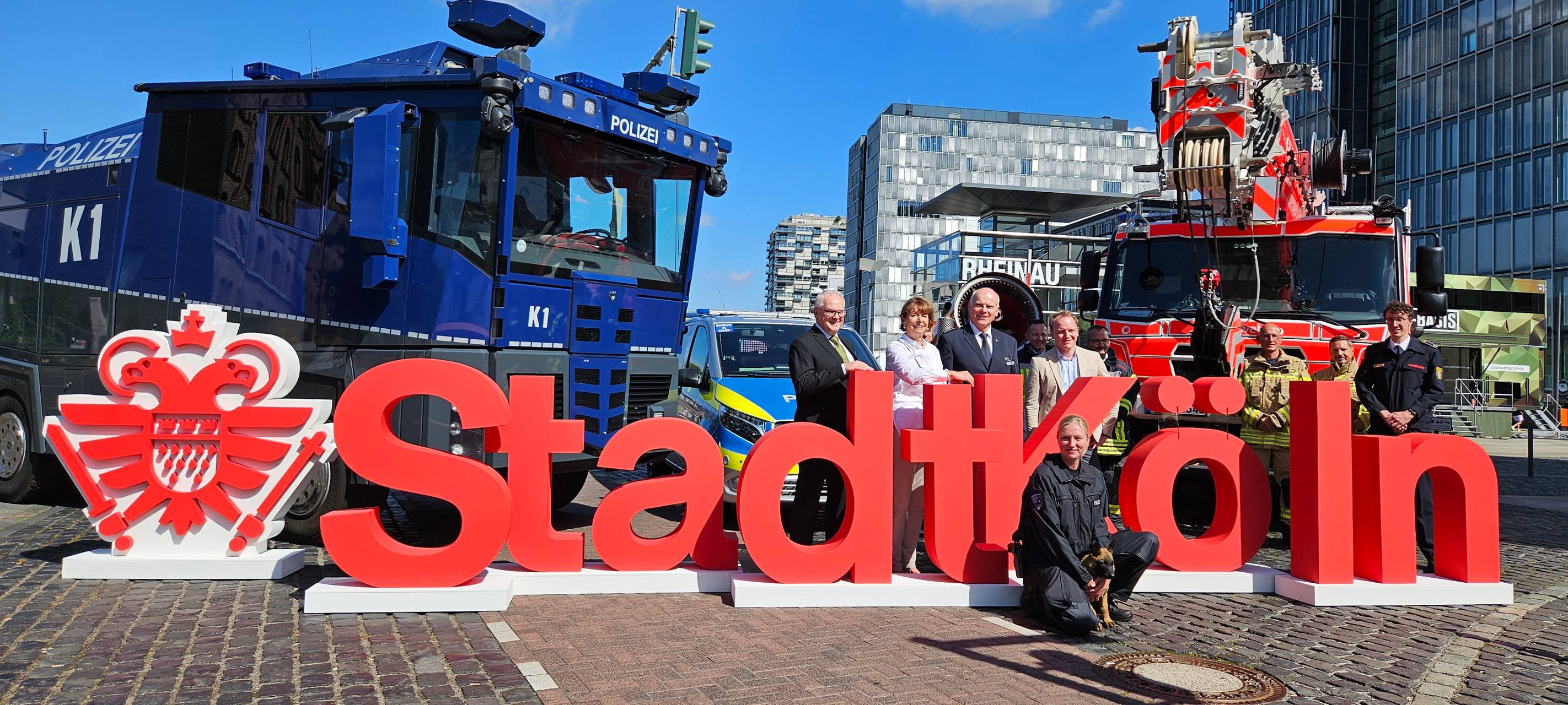 Vorbereitungen für NRW-Tag am Rheinauhafen