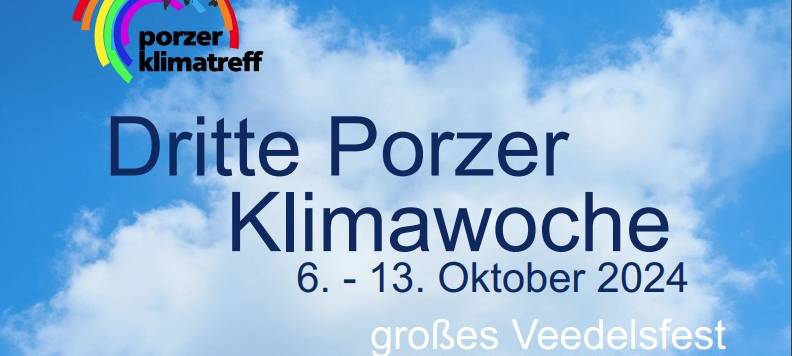 Porzer Klimawoche startet am Sonntag