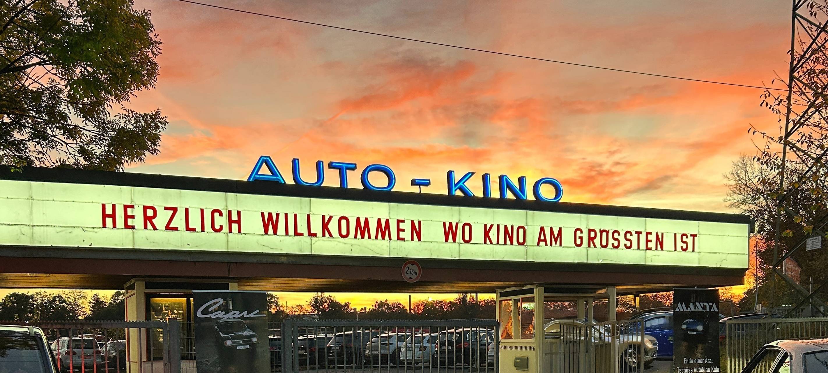 Letzte Vorstellung im Autokino Porz