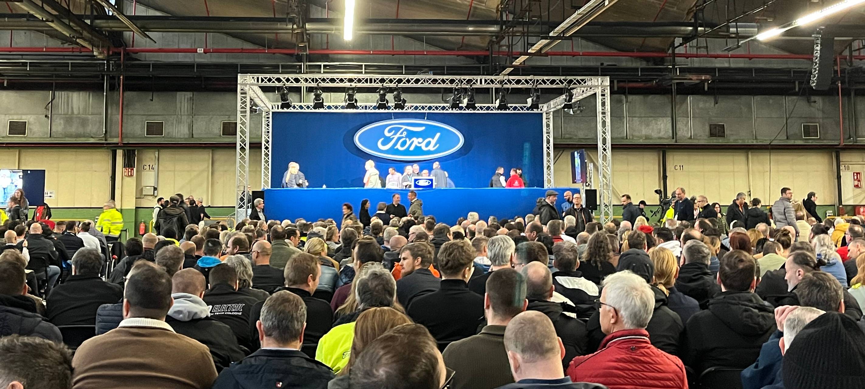 Betriebsversammlung bei Ford