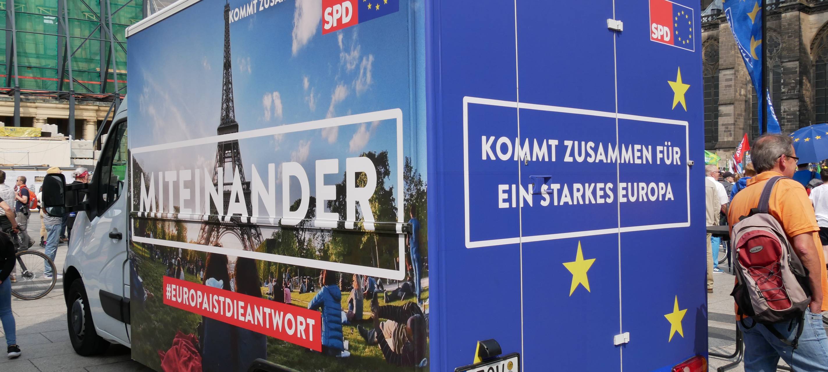 So war die Demo zur Europawahl
