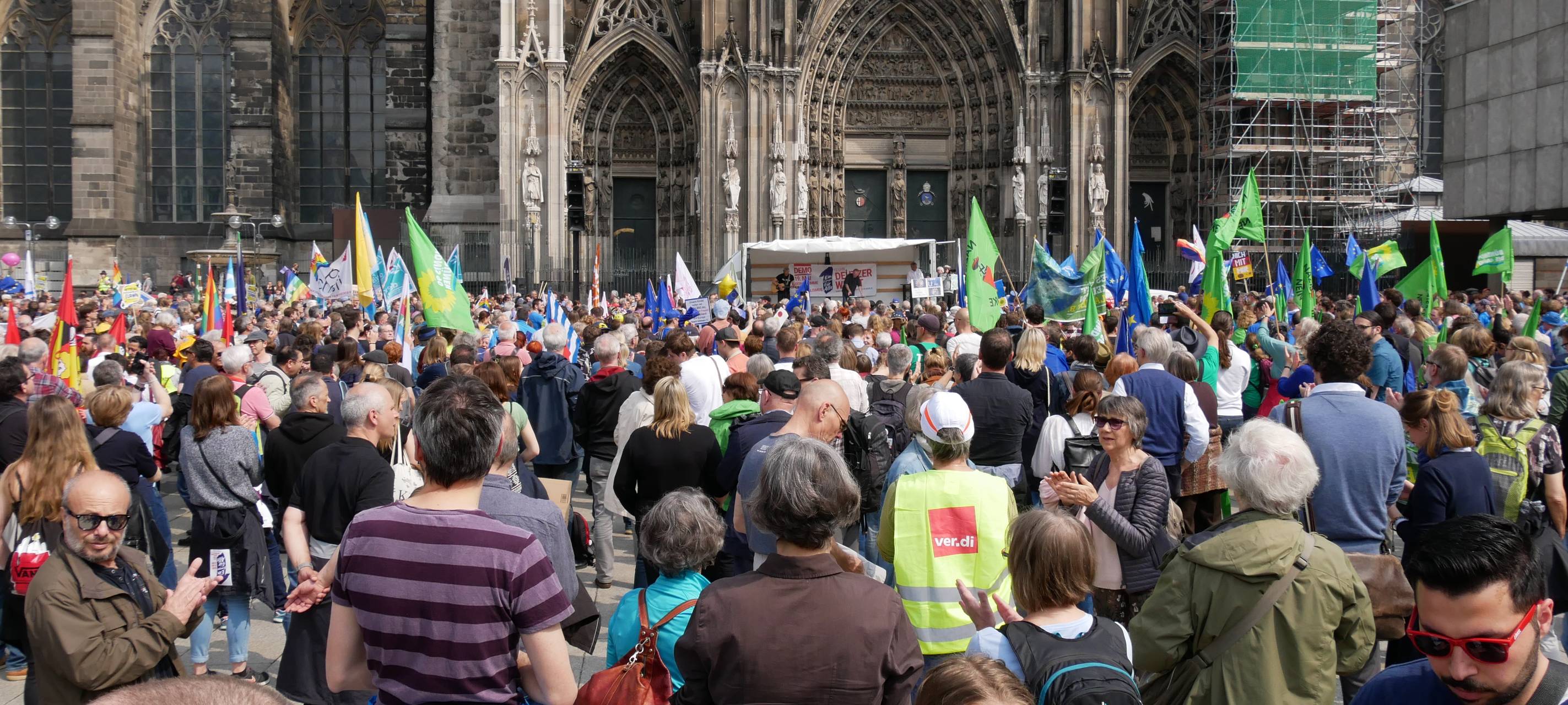 So war die Demo zur Europawahl