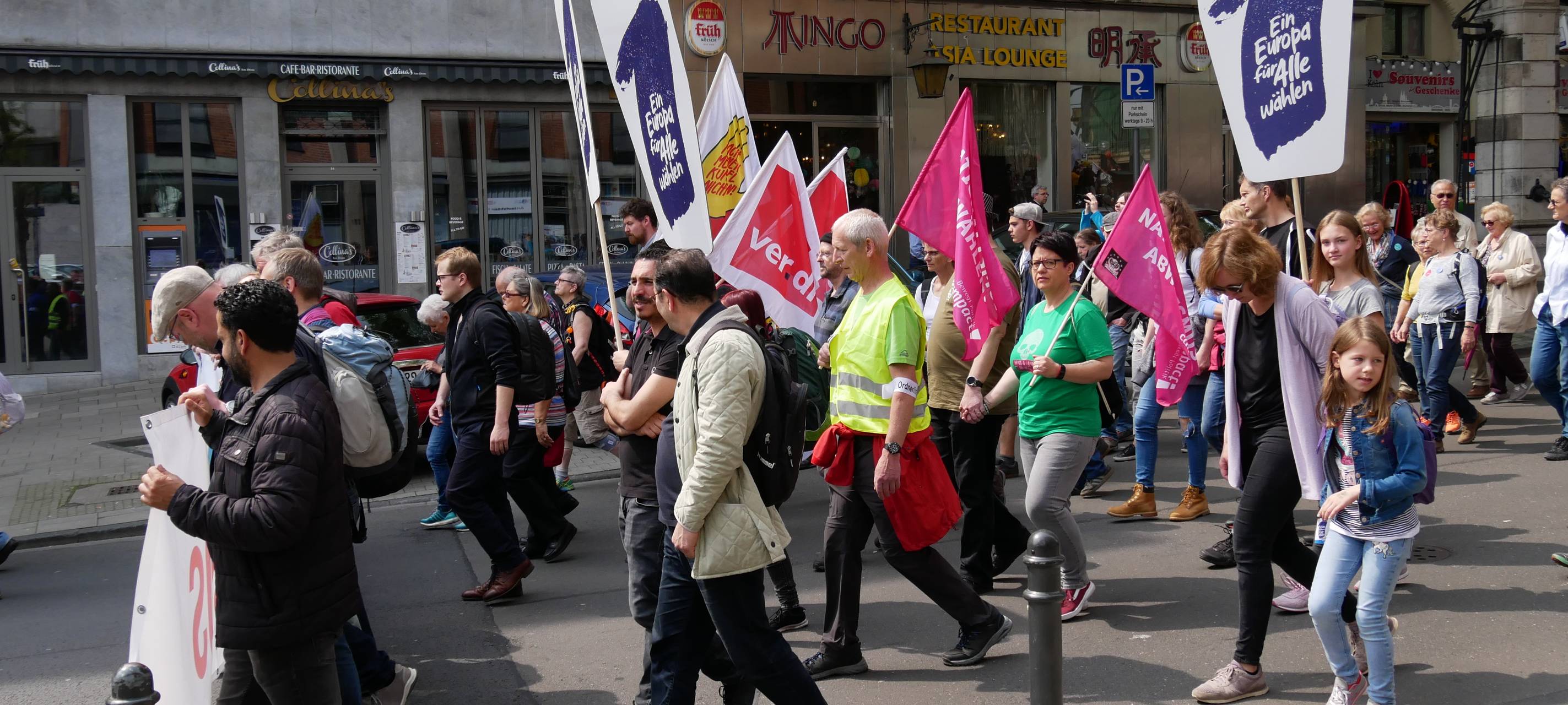 So war die Demo zur Europawahl