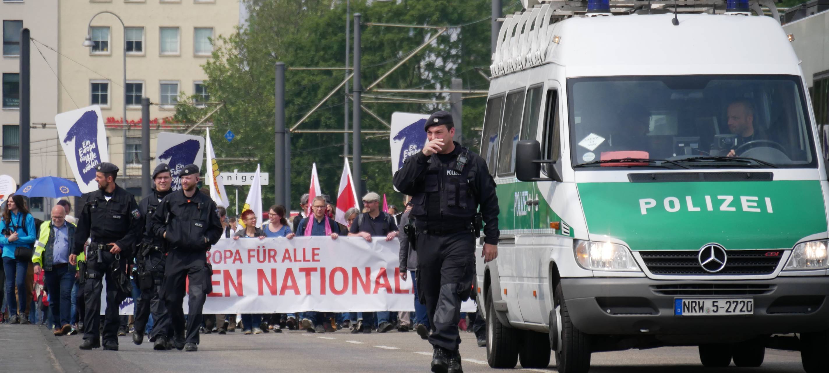 So war die Demo zur Europawahl