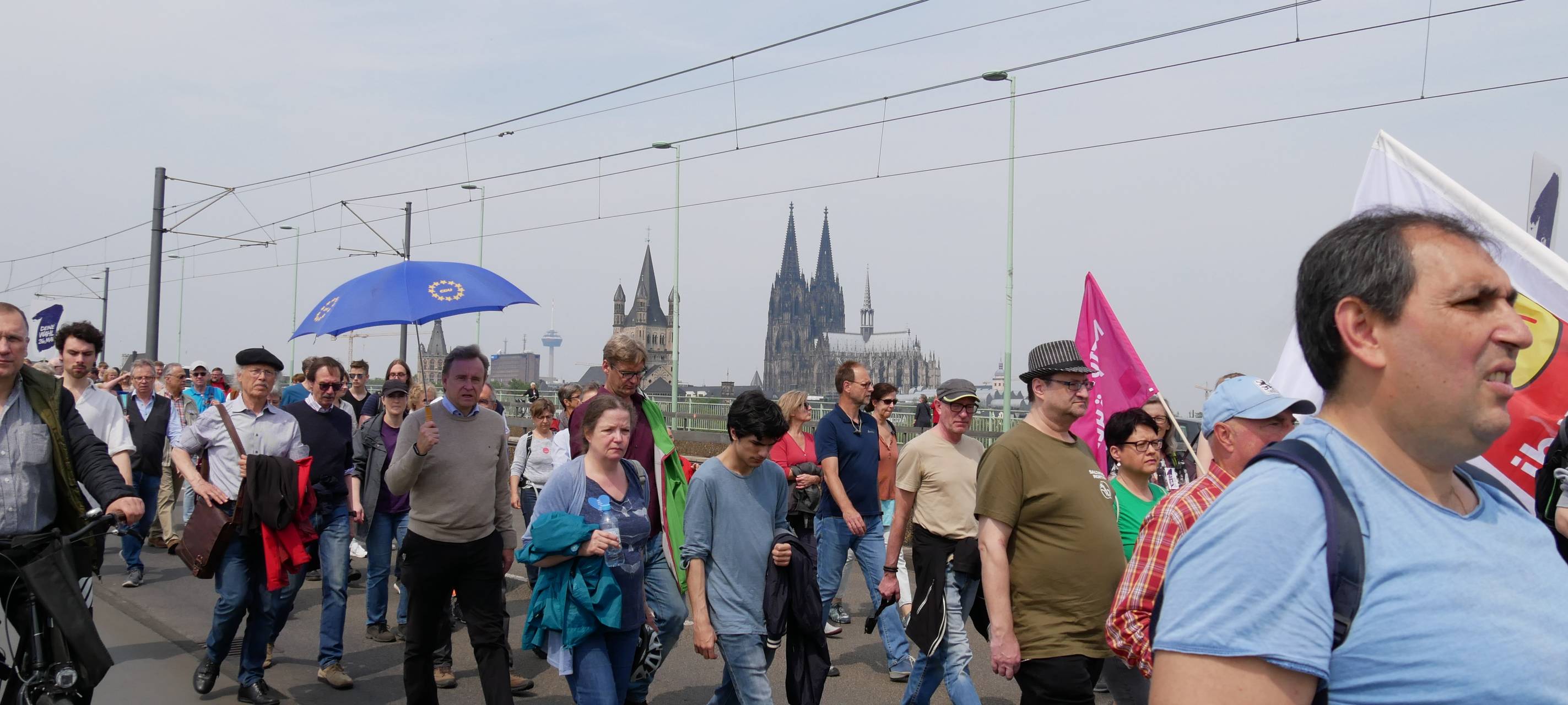 So war die Demo zur Europawahl