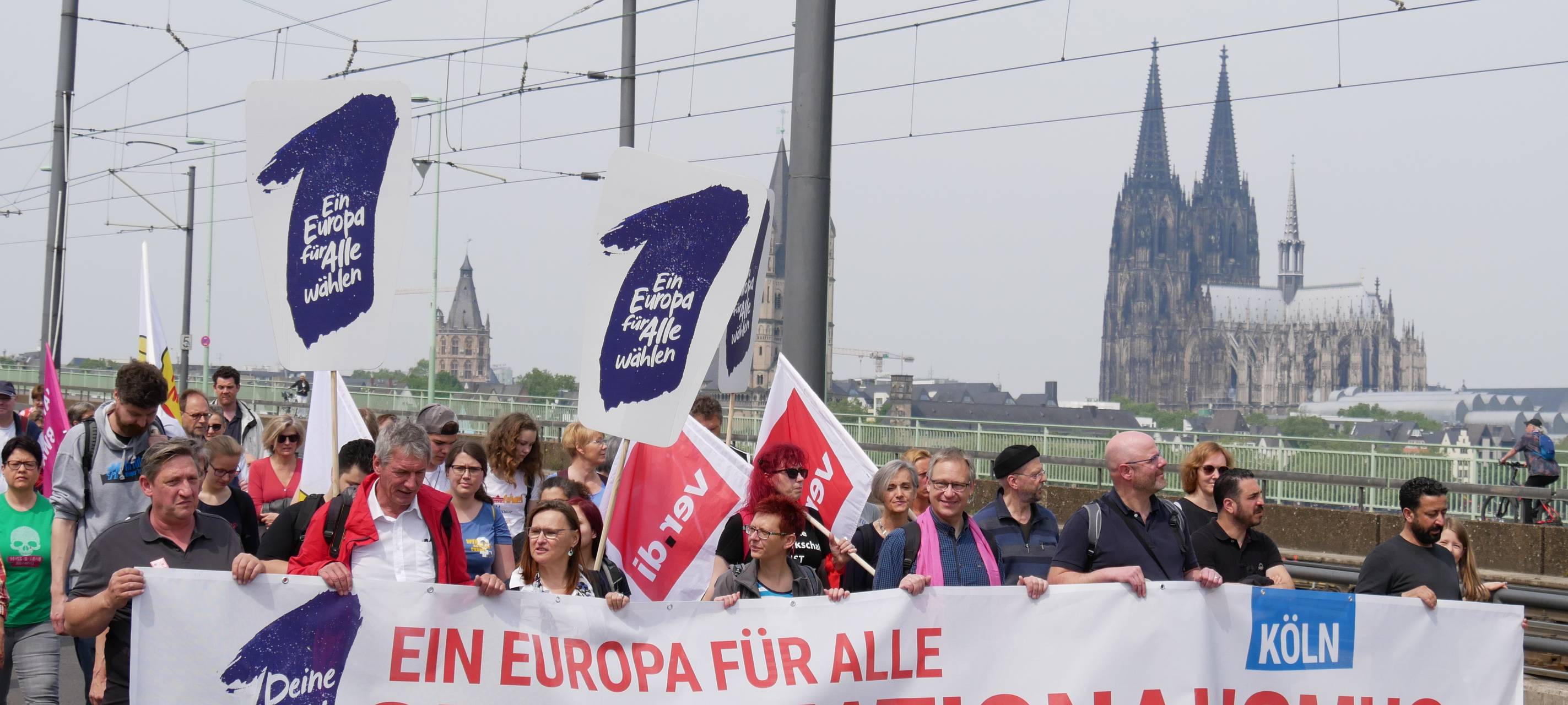 So war die Demo zur Europawahl