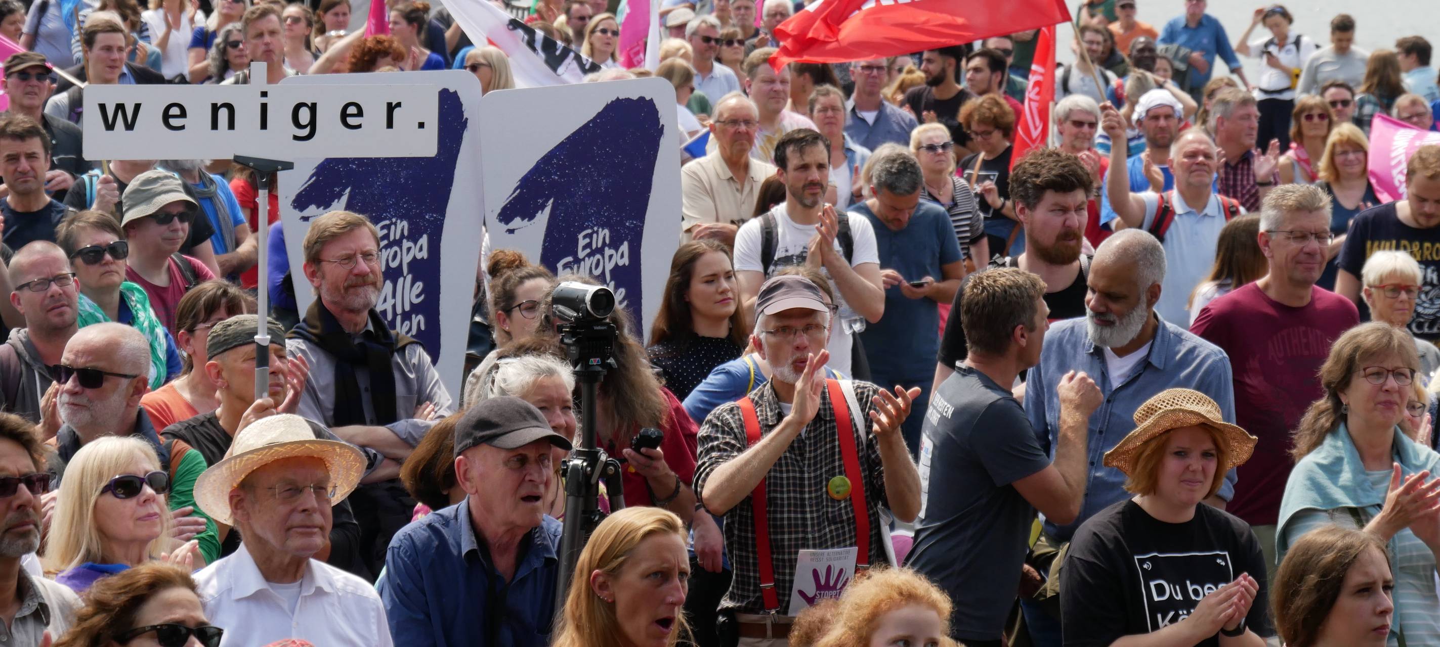 So war die Demo zur Europawahl