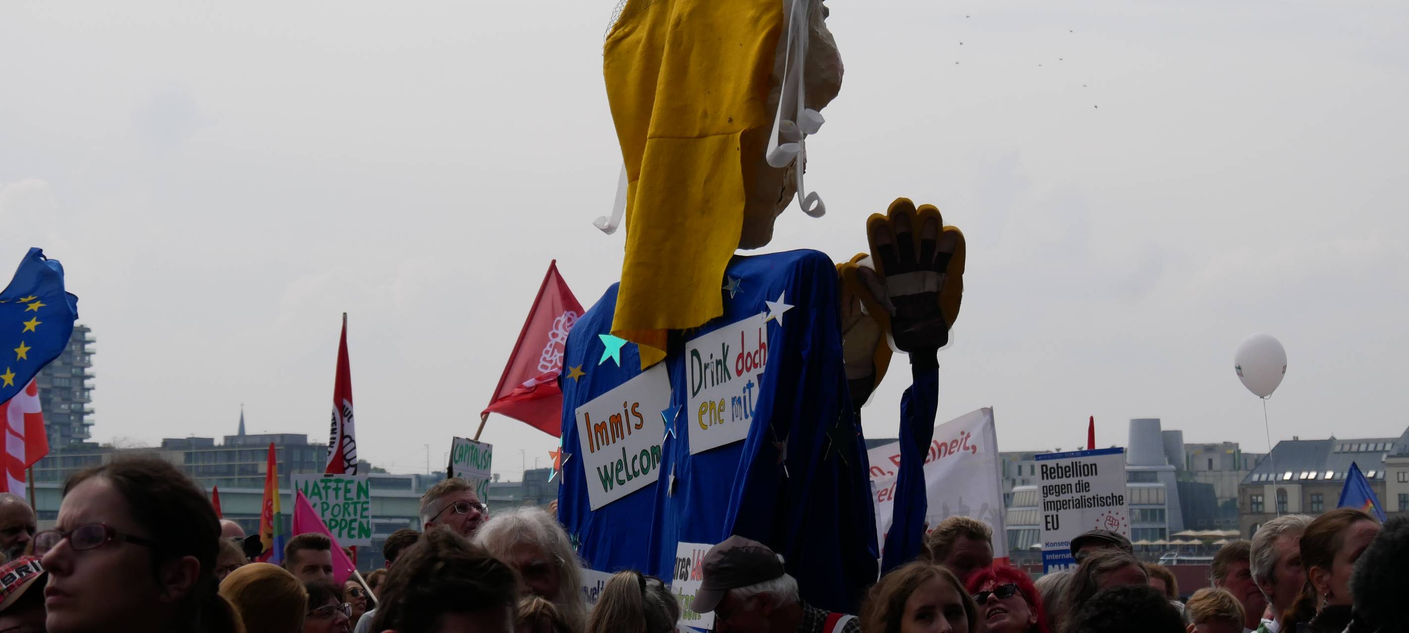So war die Demo zur Europawahl