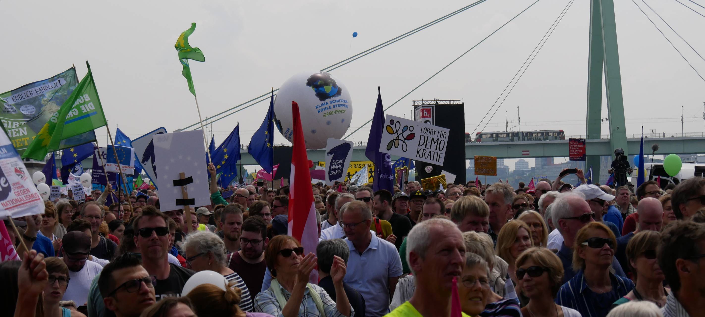 So war die Demo zur Europawahl