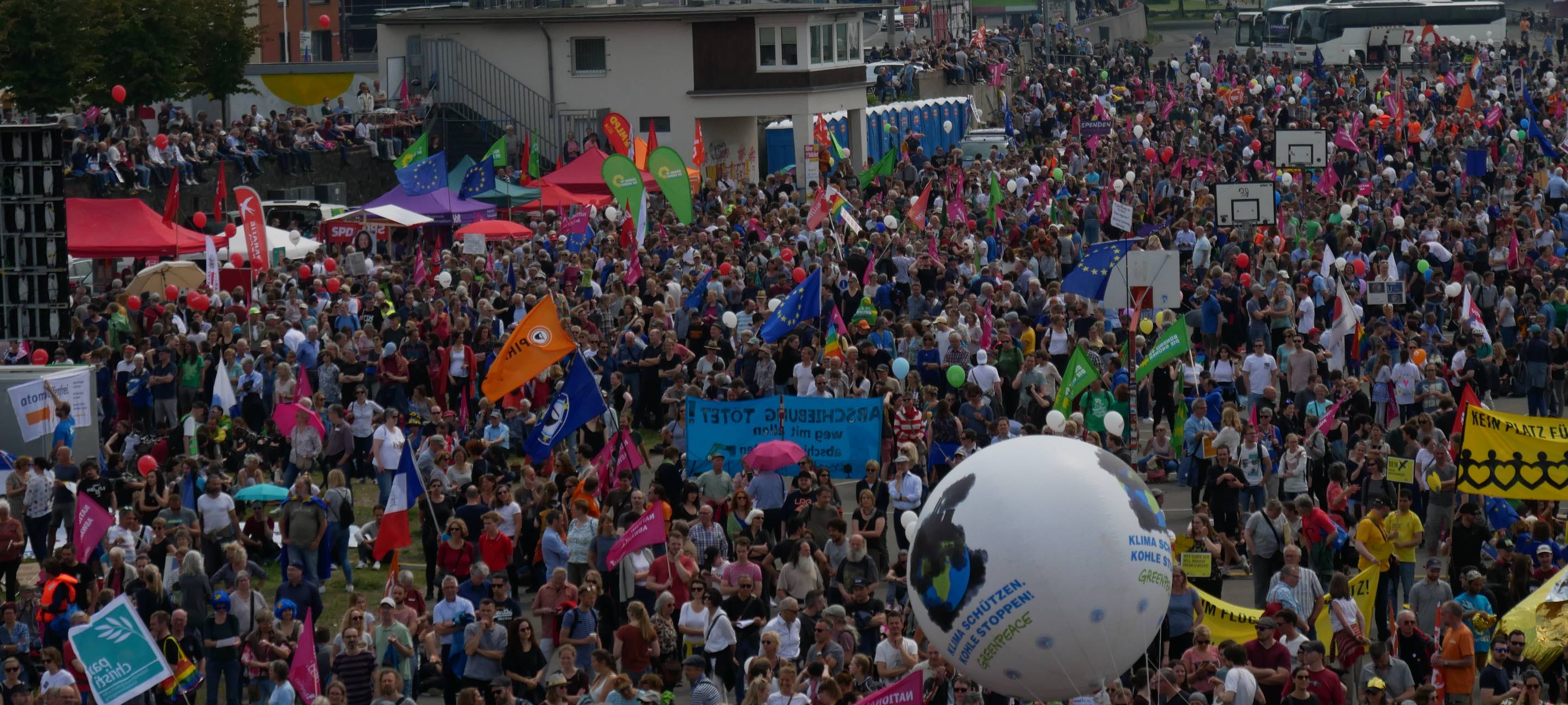 So war die Demo zur Europawahl