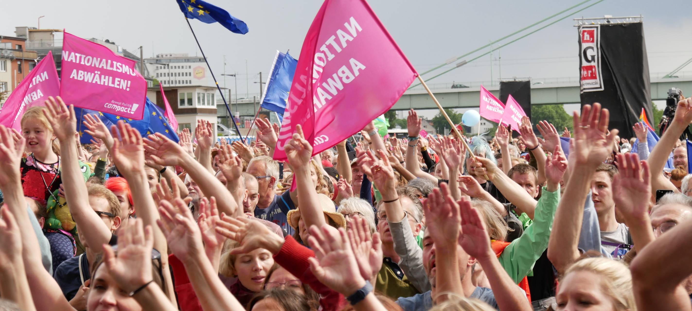 So war die Demo zur Europawahl
