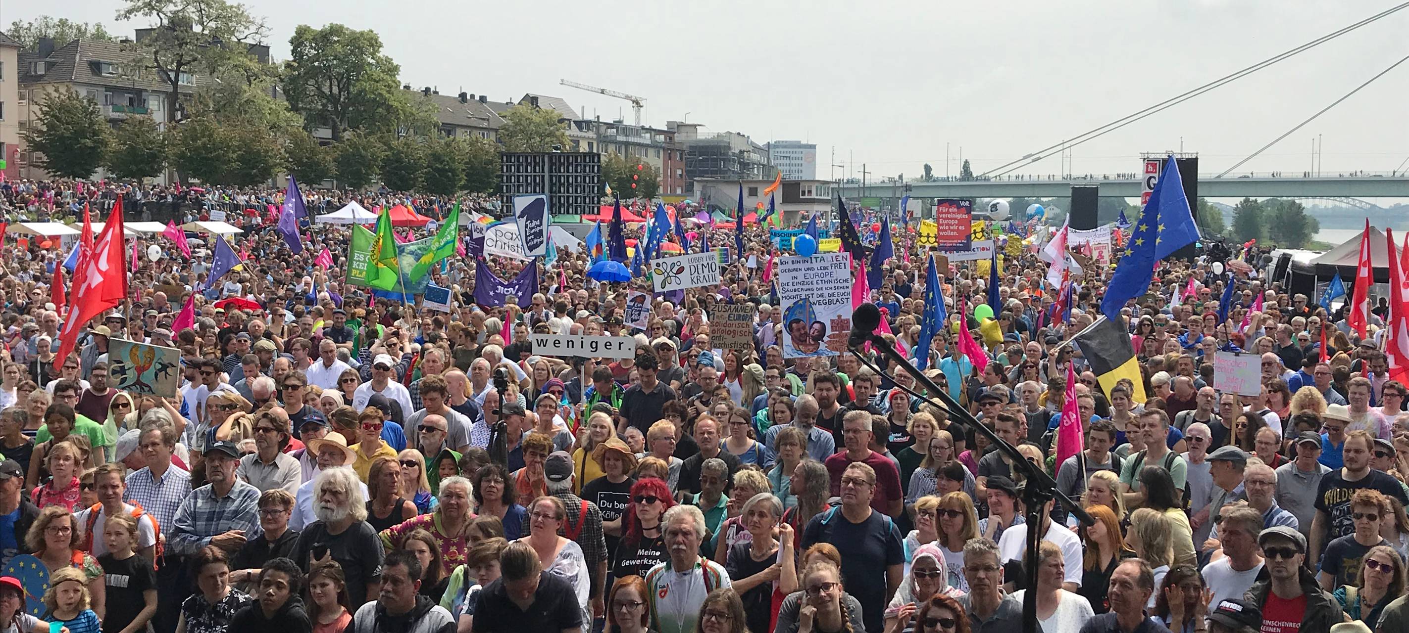 So war die Demo zur Europawahl