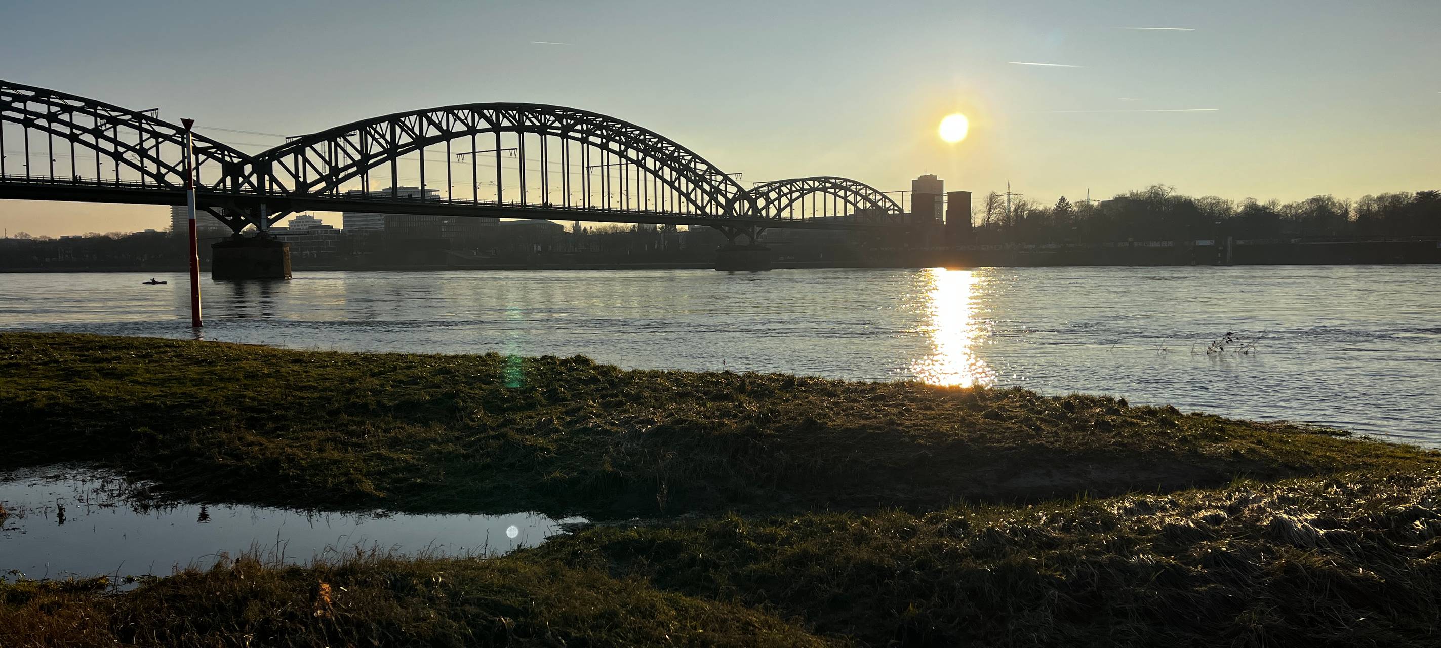 Mann nach Sprung in den Rhein vermisst