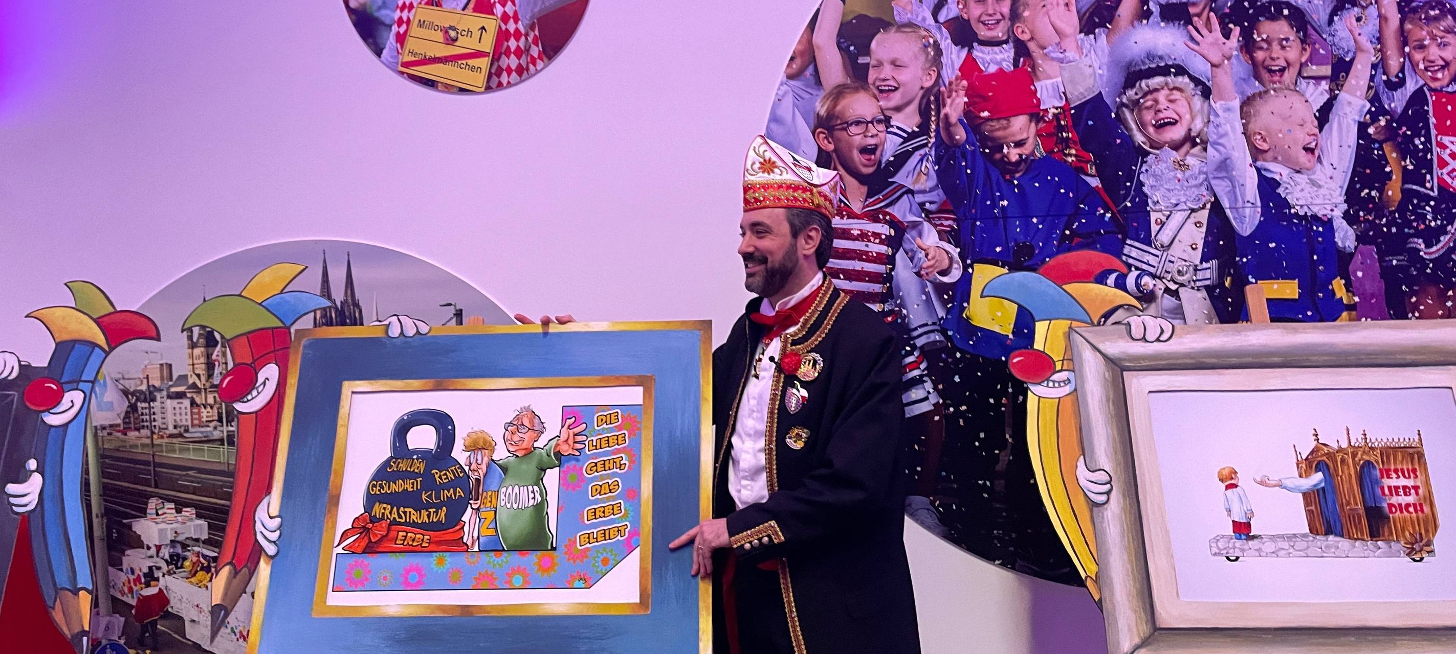 Rosenmontag: Jesus liebt dich Wagen polarisiert