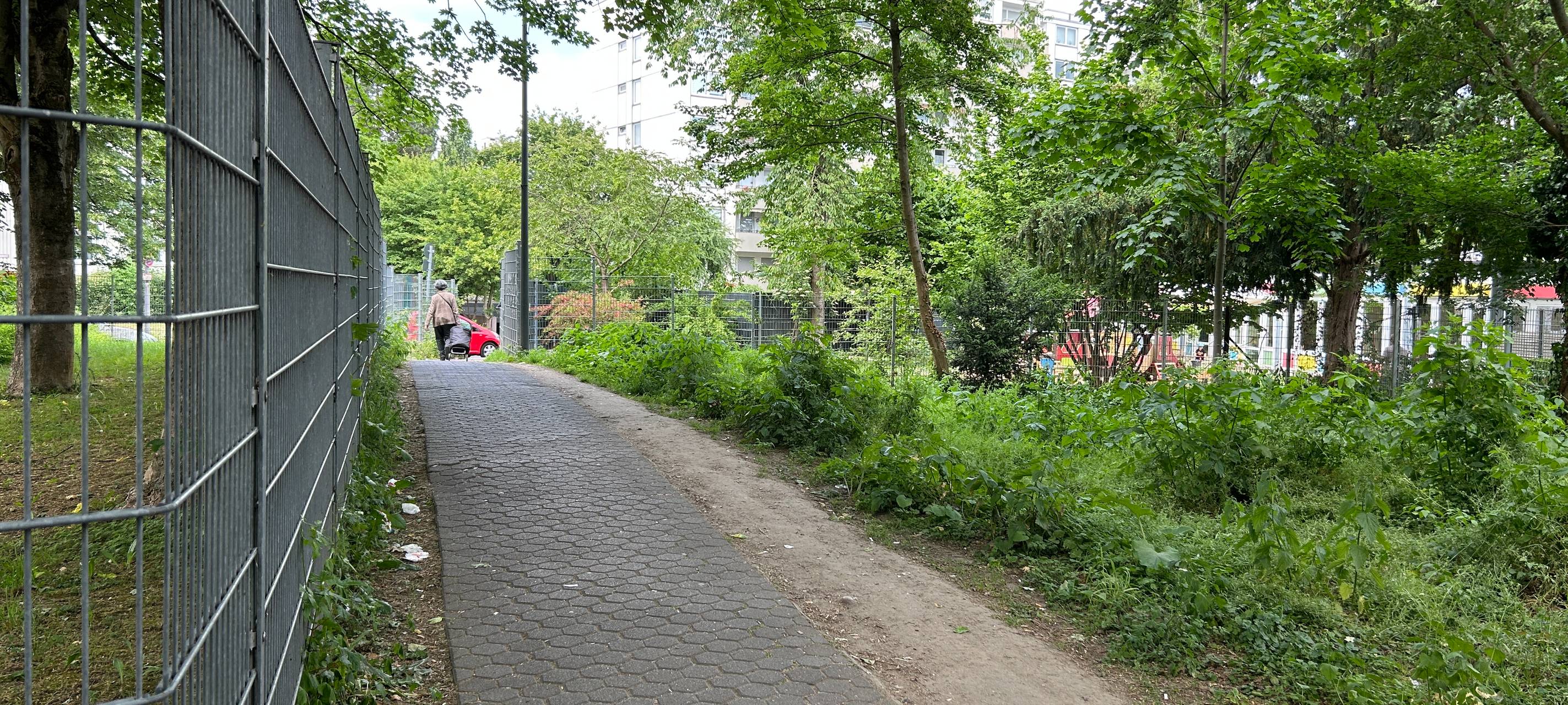 Porzer Community will schmuddeligen Pfad aufwerten