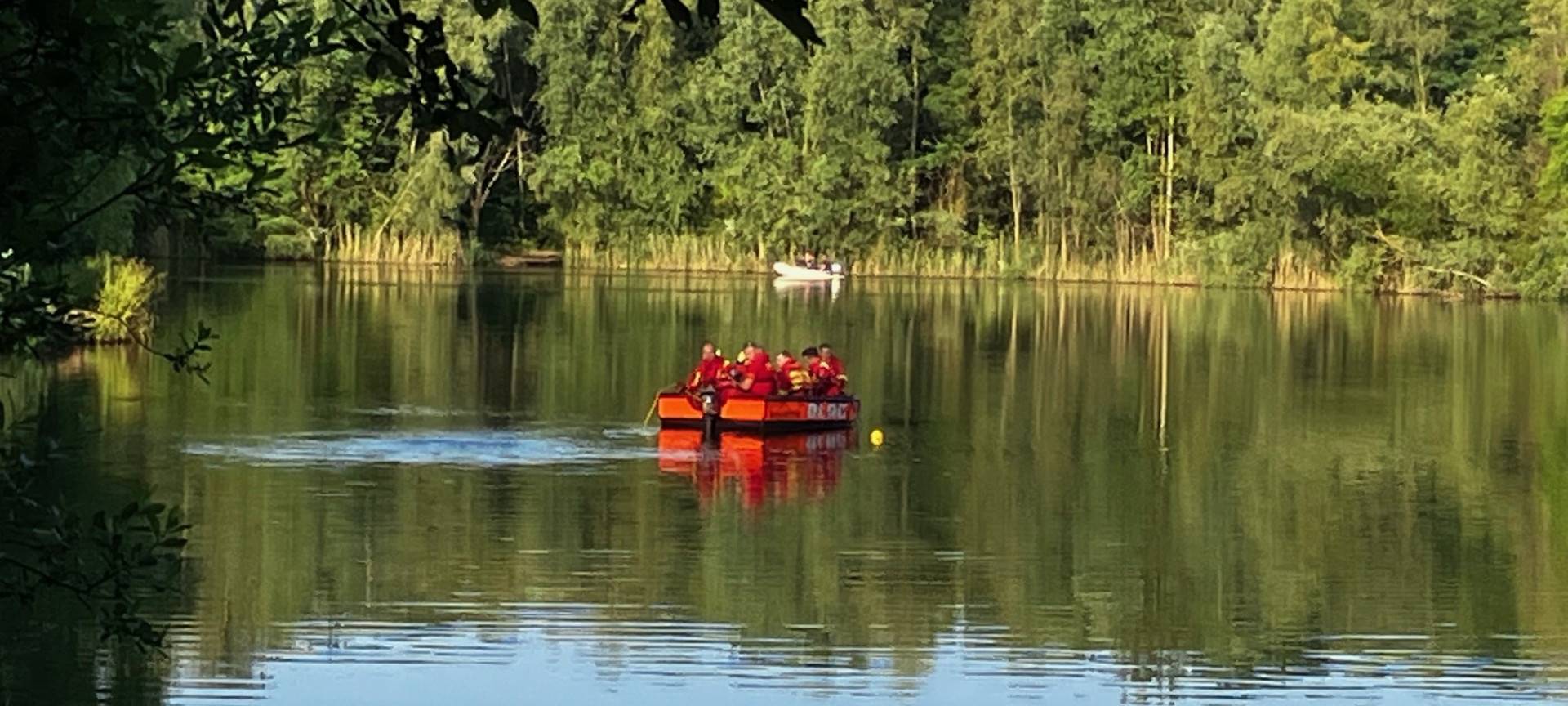 Suche nach vermisster Person am Wassermannsee