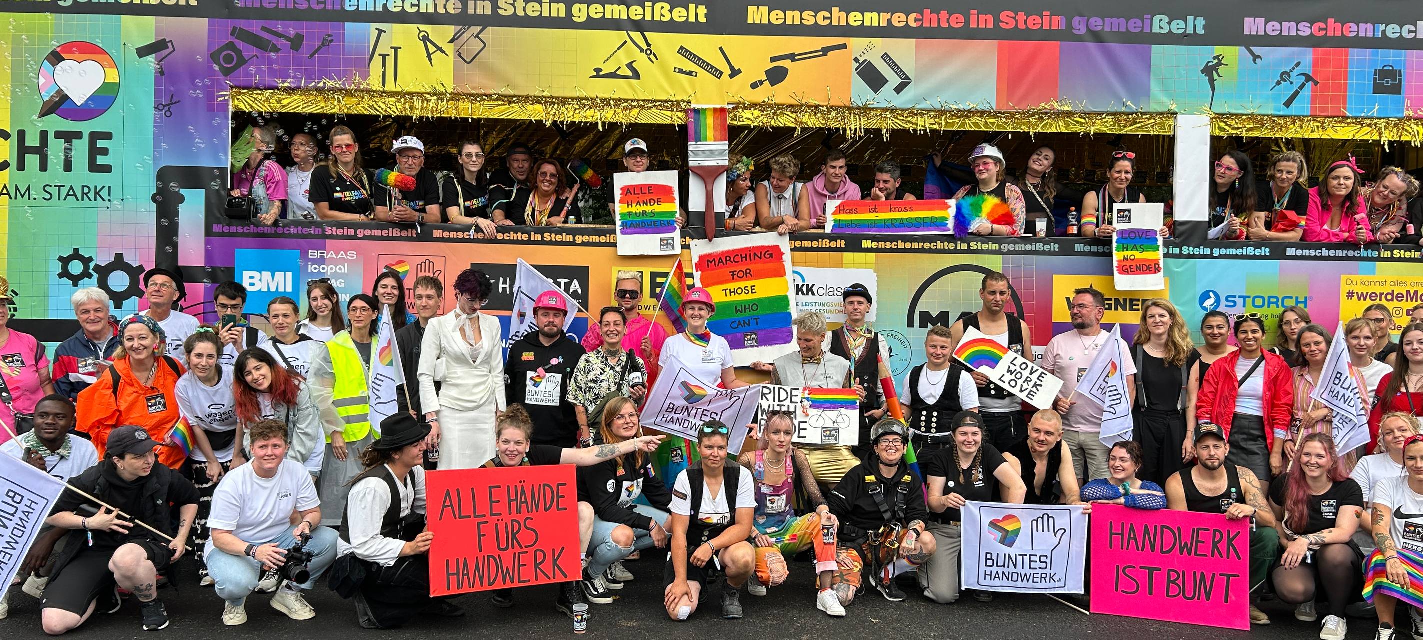 Große CSD-Demo: "Für Queerrechte – Viele. Gemeinsam. Stark!"