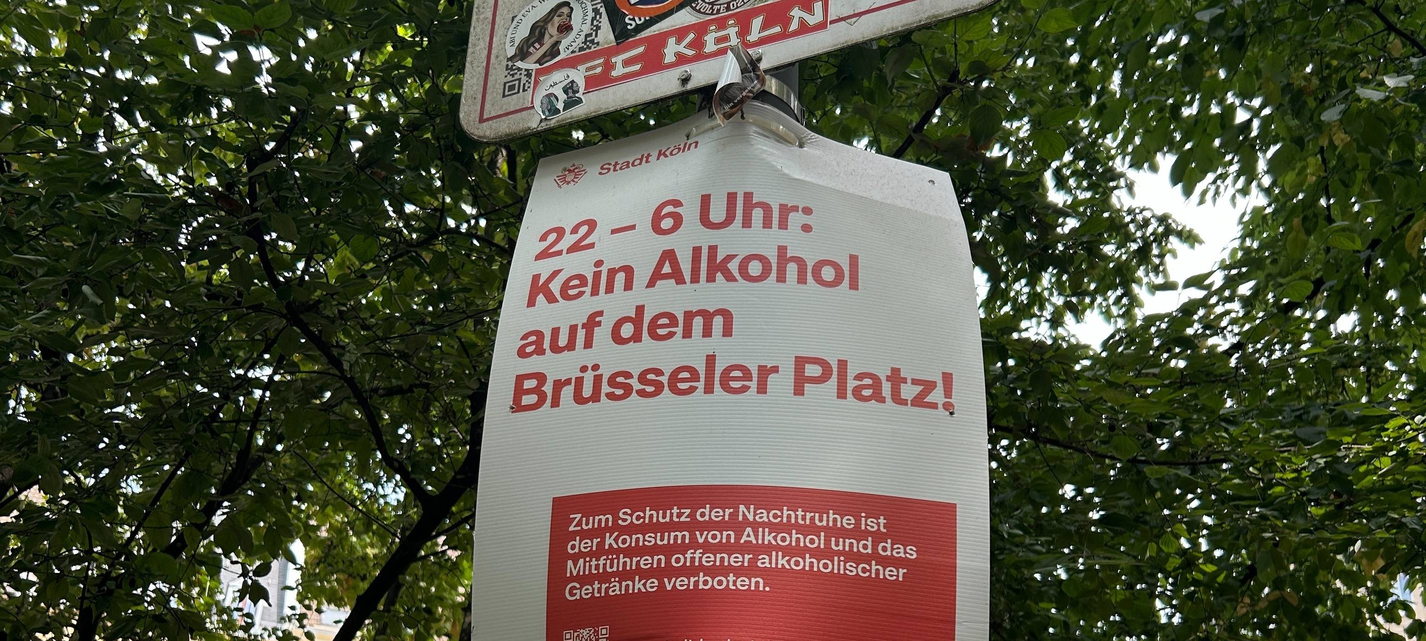 Nächtliches Alkoholverbot auf dem Brüsseler Platz bleibt