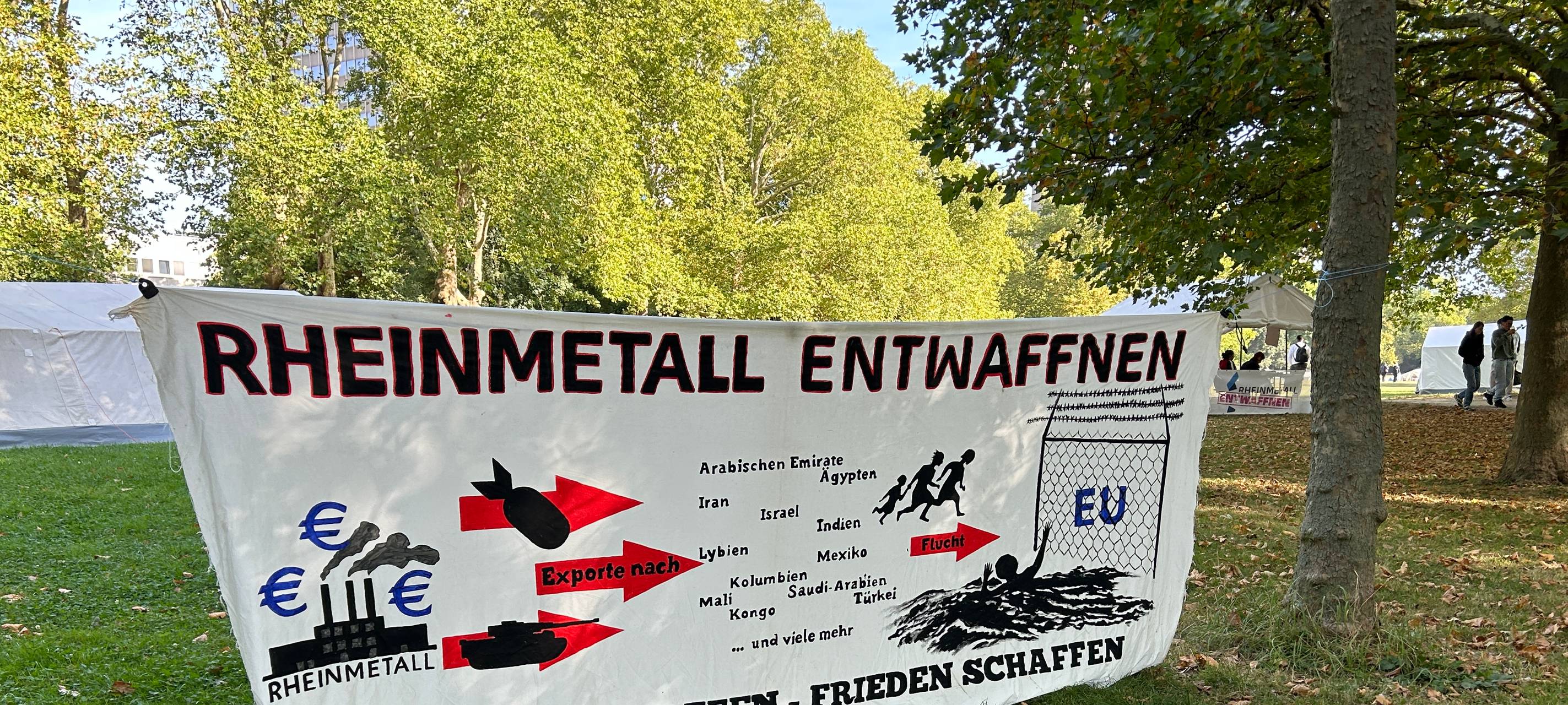 Protestcamp gegen Rheinmetall darf doch stattfinden