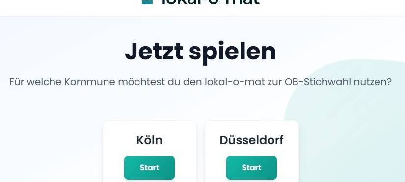 Wahl-o-Mat zur Stichwahl in Köln