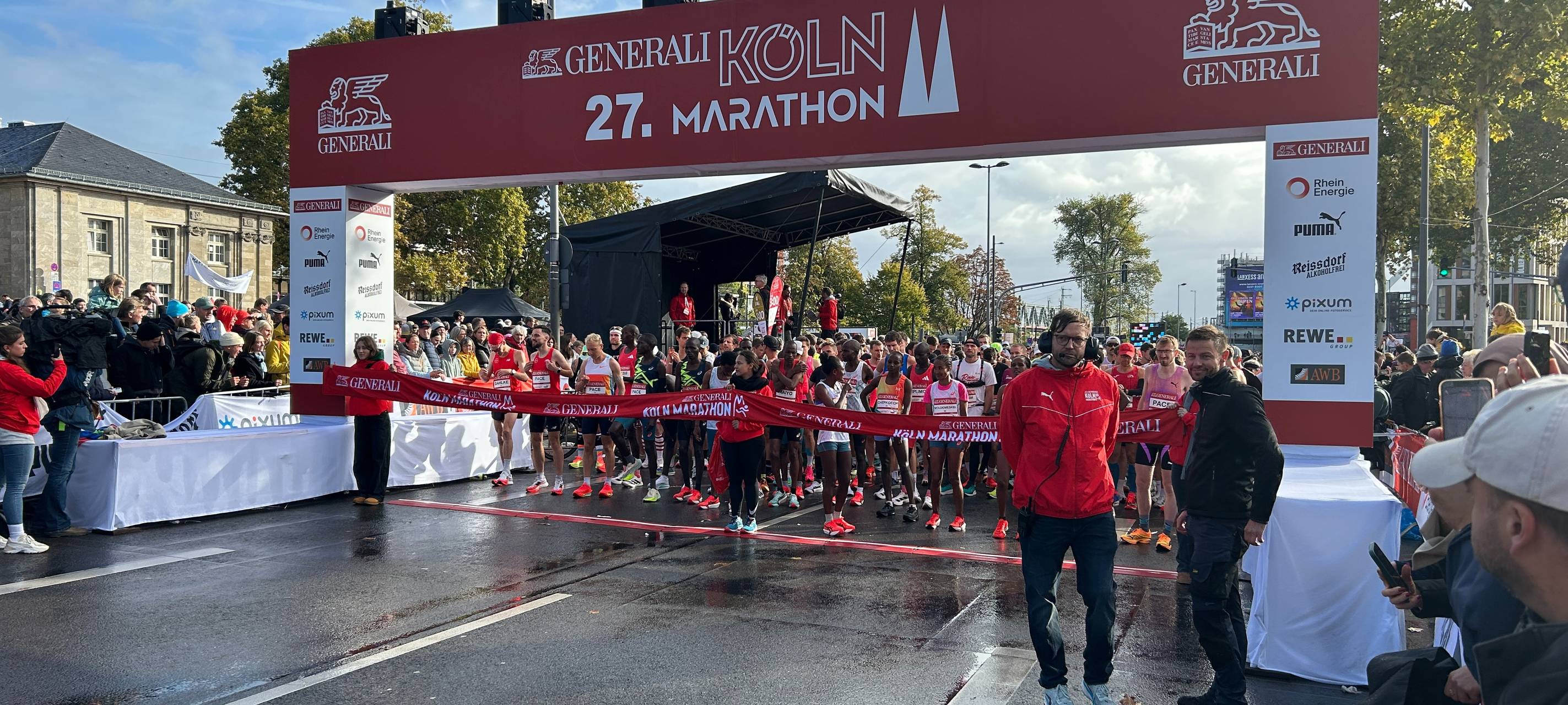 Start des KölnMarathons