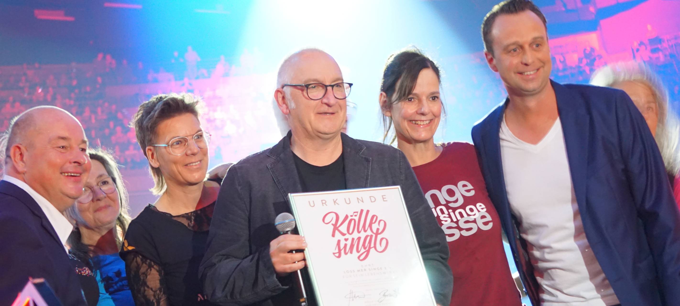 Auszeichnung für Kölsches Liedersingen bei Kölle singt