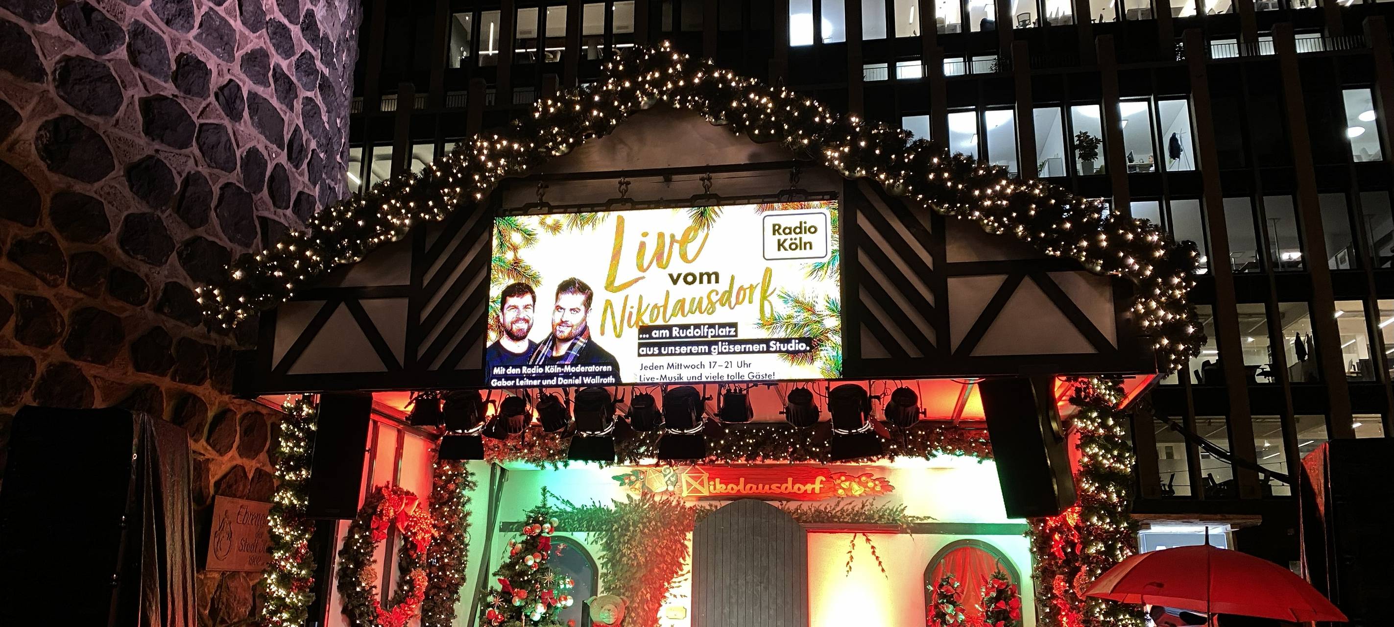 Radio Köln erstmals live vom Nikolausdorf